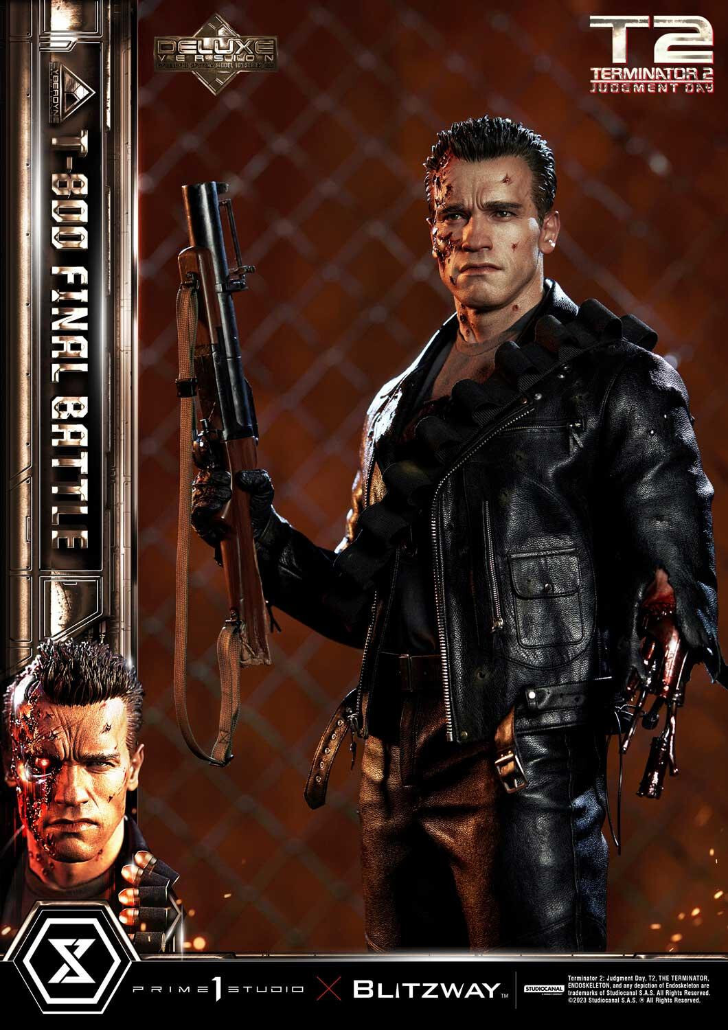 Terminator 2: Judgment Day - T-800 - Museum Masterline Series (MMT2-02DX) - 1/3 - DX Version, Final Battle (Blitzway, Prime 1 Studio) photo 37