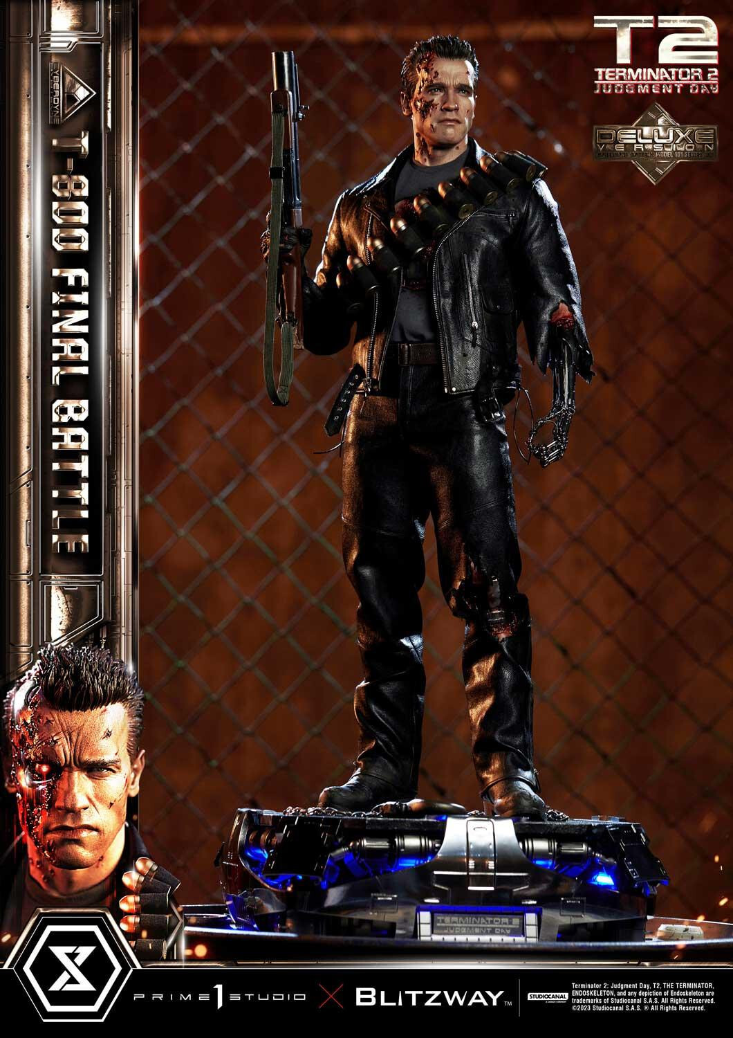 Terminator 2: Judgment Day - T-800 - Museum Masterline Series (MMT2-02DX) - 1/3 - DX Version, Final Battle (Blitzway, Prime 1 Studio) photo 38