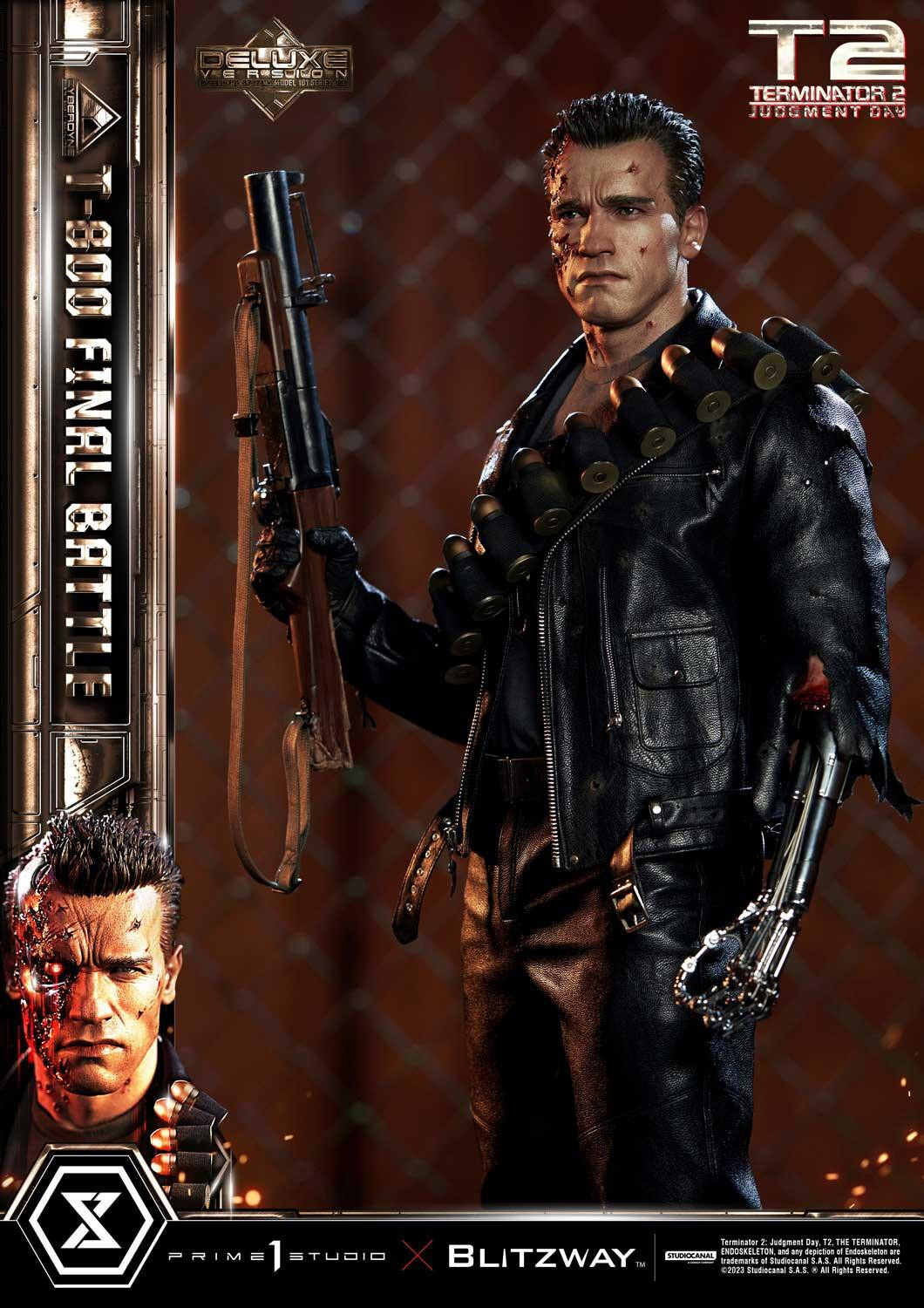 Terminator 2: Judgment Day - T-800 - Museum Masterline Series (MMT2-02DX) - 1/3 - DX Version, Final Battle (Blitzway, Prime 1 Studio) photo 42
