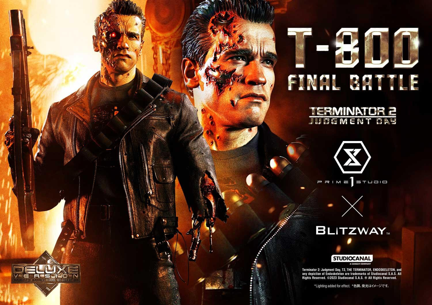 Terminator 2: Judgment Day - T-800 - Museum Masterline Series (MMT2-02DX) - 1/3 - DX Version, Final Battle (Blitzway, Prime 1 Studio) photo 43