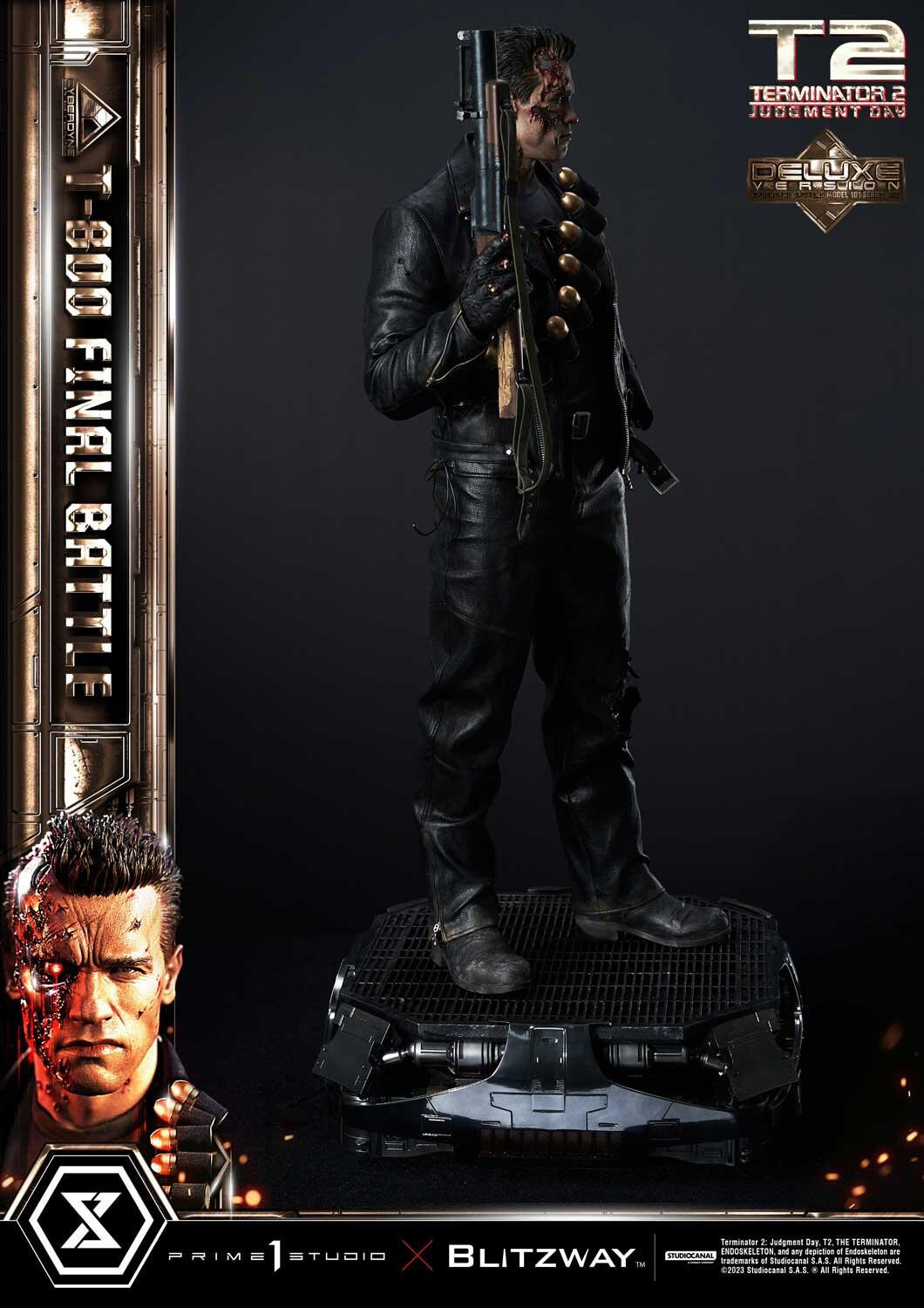 Terminator 2: Judgment Day - T-800 - Museum Masterline Series (MMT2-02DX) - 1/3 - DX Version, Final Battle (Blitzway, Prime 1 Studio) photo 45