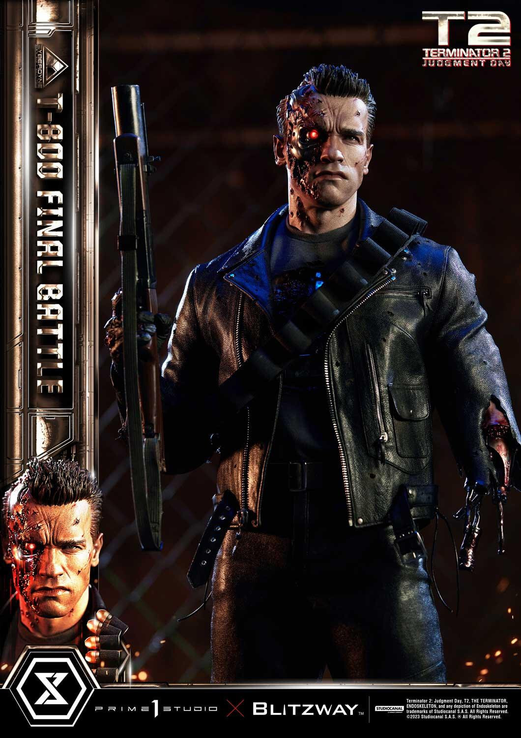 Terminator 2: Judgment Day - T-800 - Museum Masterline Series (MMT2-02DX) - 1/3 - DX Version, Final Battle (Blitzway, Prime 1 Studio) photo 52