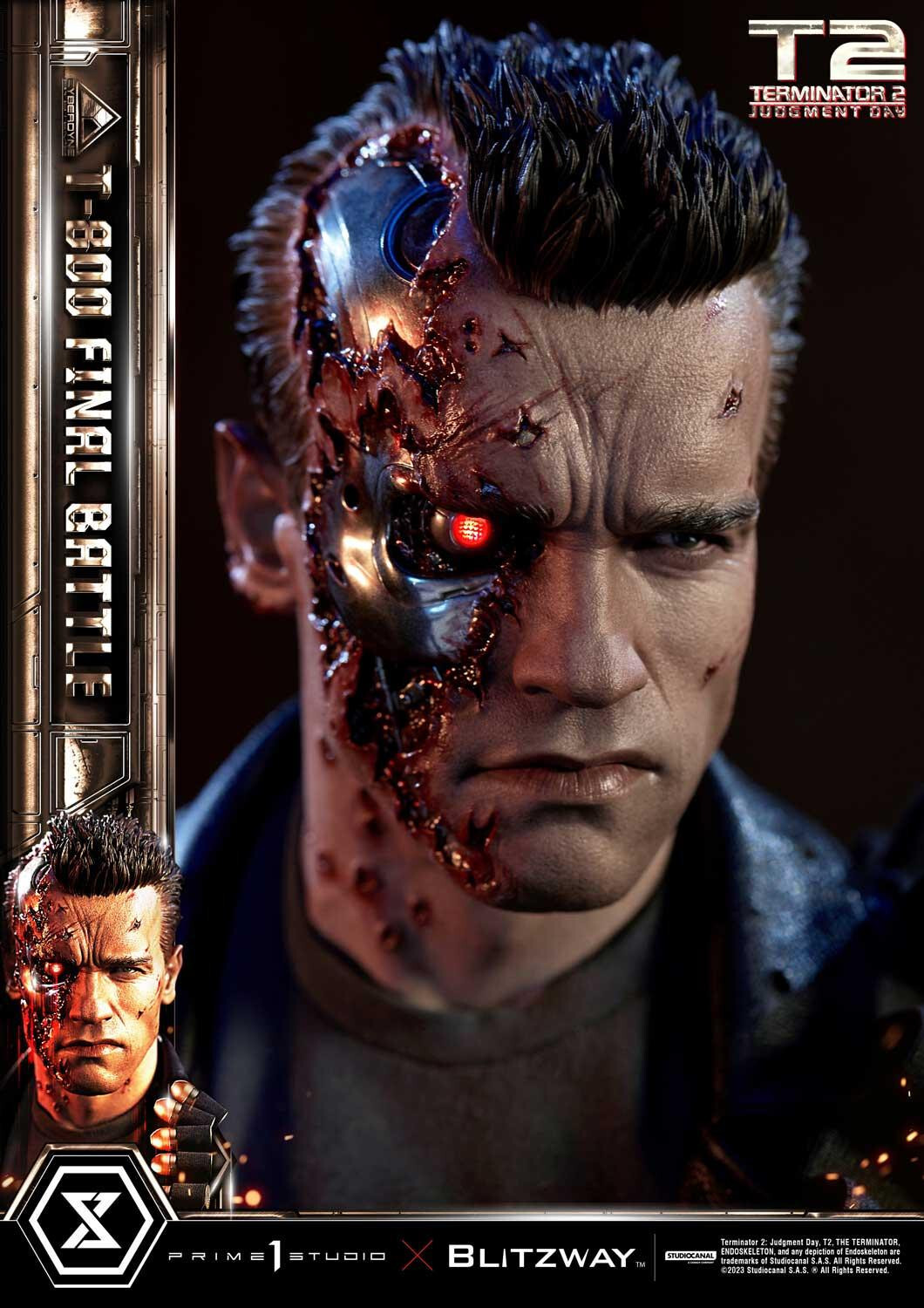 Terminator 2: Judgment Day - T-800 - Museum Masterline Series (MMT2-02DX) - 1/3 - DX Version, Final Battle (Blitzway, Prime 1 Studio) photo 59