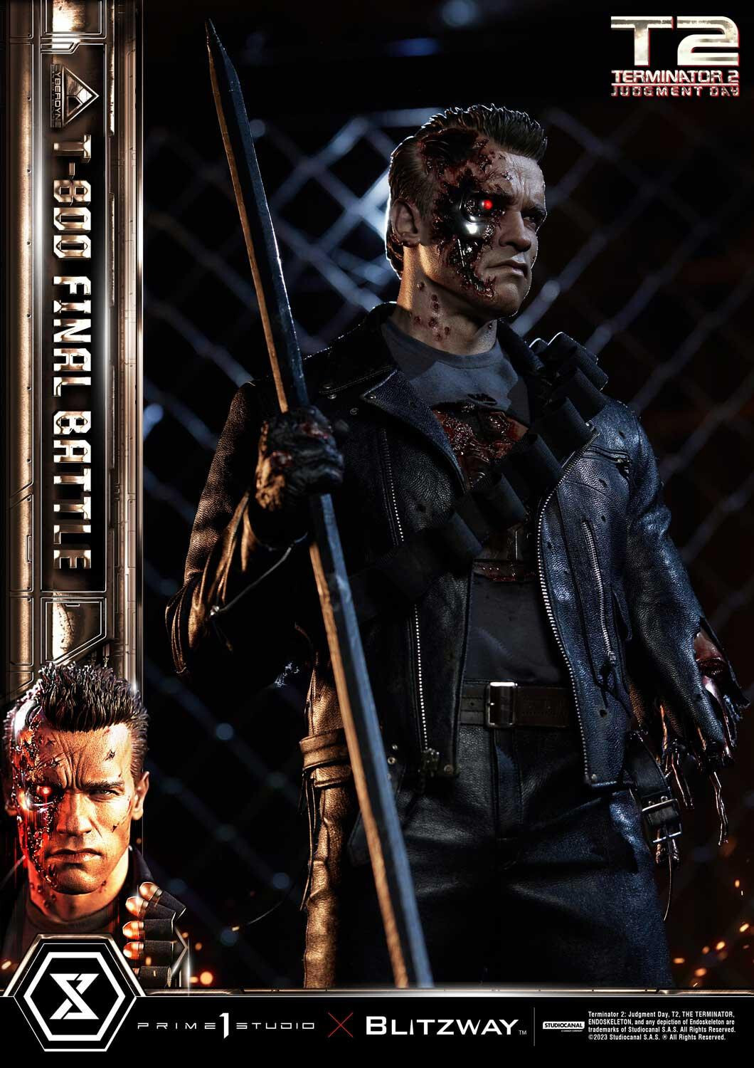 Terminator 2: Judgment Day - T-800 - Museum Masterline Series (MMT2-02DX) - 1/3 - DX Version, Final Battle (Blitzway, Prime 1 Studio) photo 63