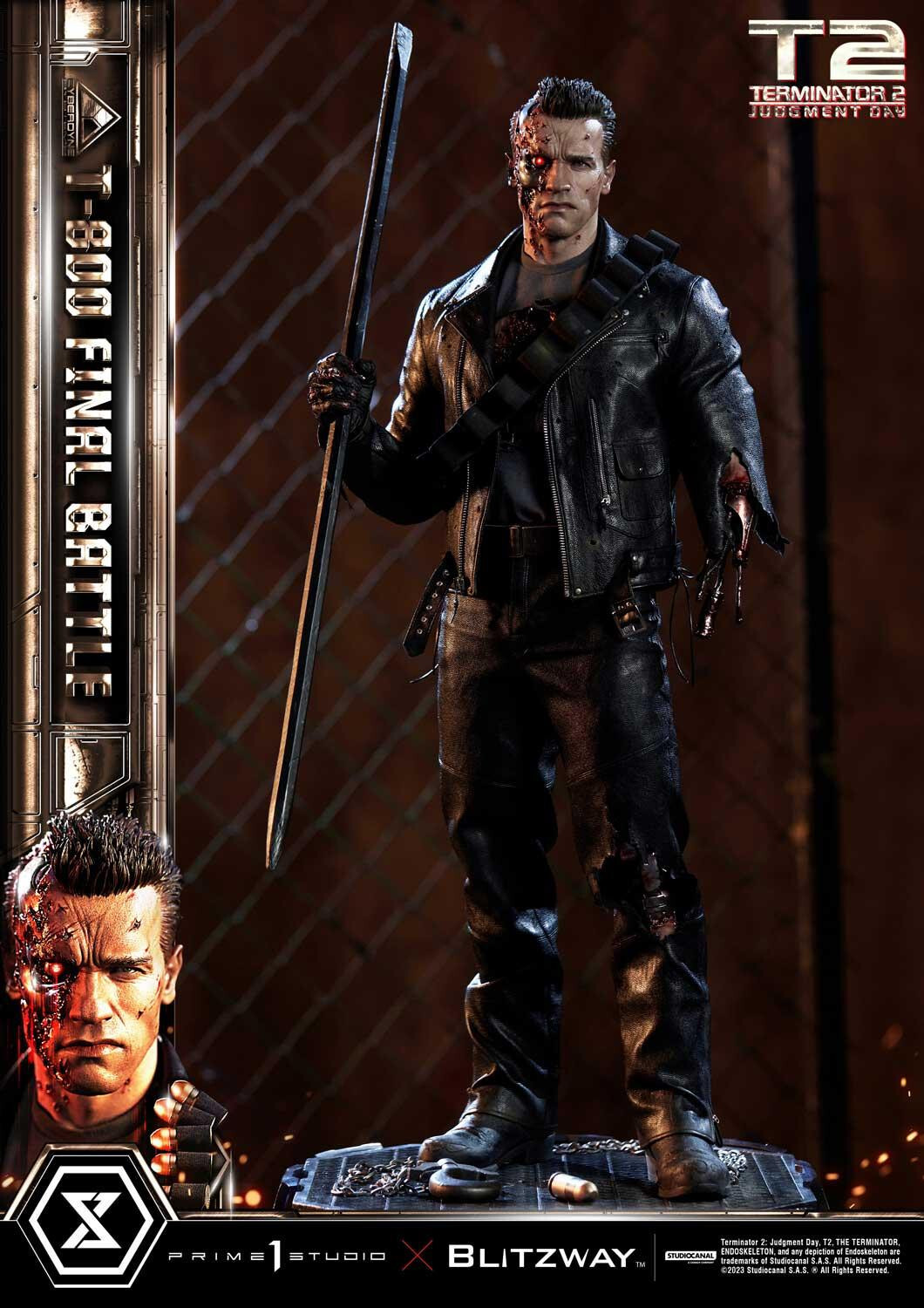 Terminator 2: Judgment Day - T-800 - Museum Masterline Series (MMT2-02DX) - 1/3 - DX Version, Final Battle (Blitzway, Prime 1 Studio) photo 75