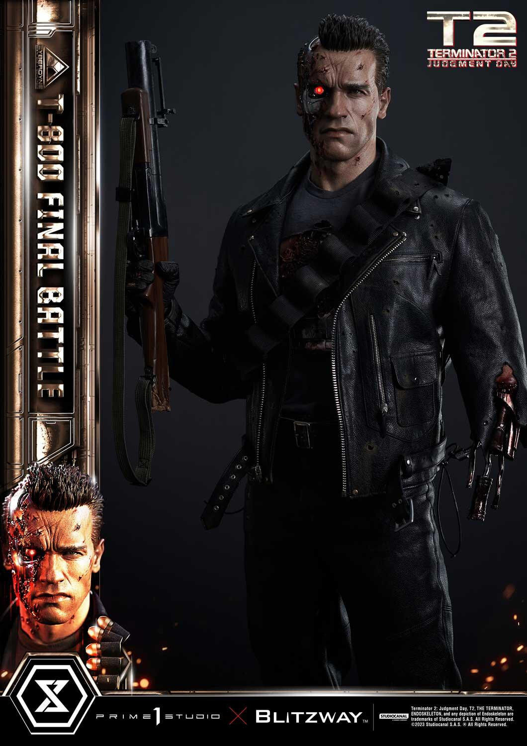 Terminator 2: Judgment Day - T-800 - Museum Masterline Series (MMT2-02DX) - 1/3 - DX Version, Final Battle (Blitzway, Prime 1 Studio) photo 80