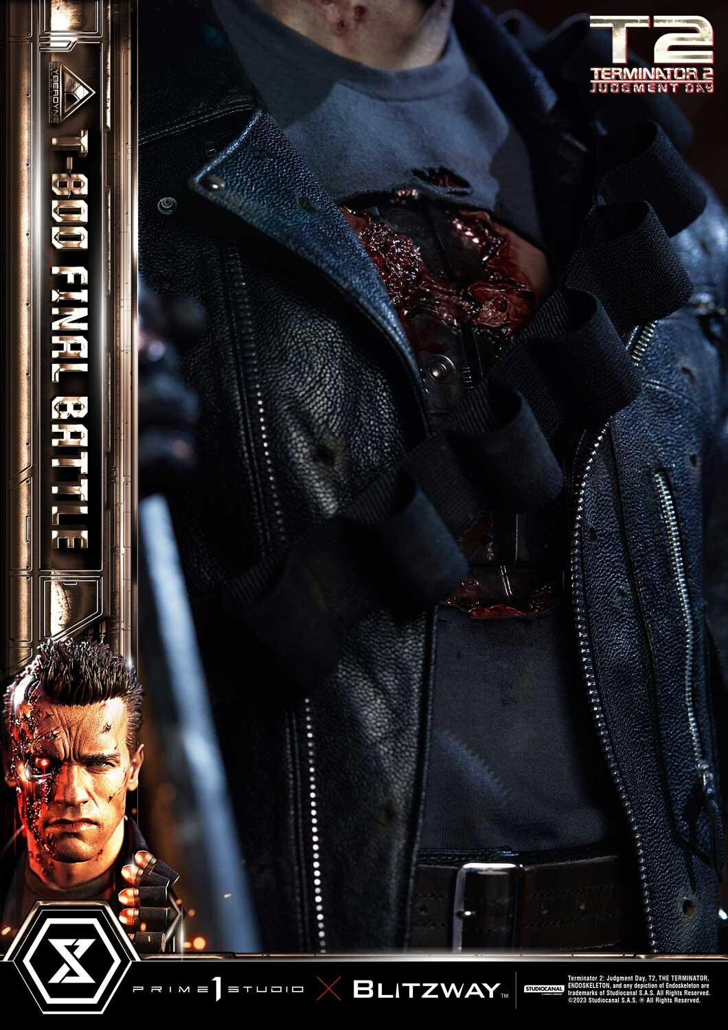 Terminator 2: Judgment Day - T-800 - Museum Masterline Series (MMT2-02DX) - 1/3 - DX Version, Final Battle (Blitzway, Prime 1 Studio) photo 83