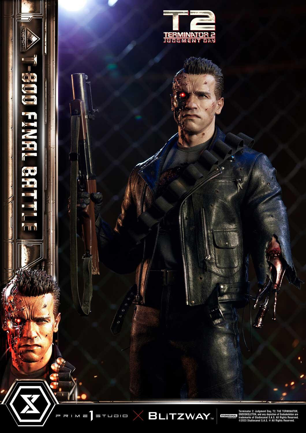 Terminator 2: Judgment Day - T-800 - Museum Masterline Series (MMT2-02DX) - 1/3 - DX Version, Final Battle (Blitzway, Prime 1 Studio) photo 86