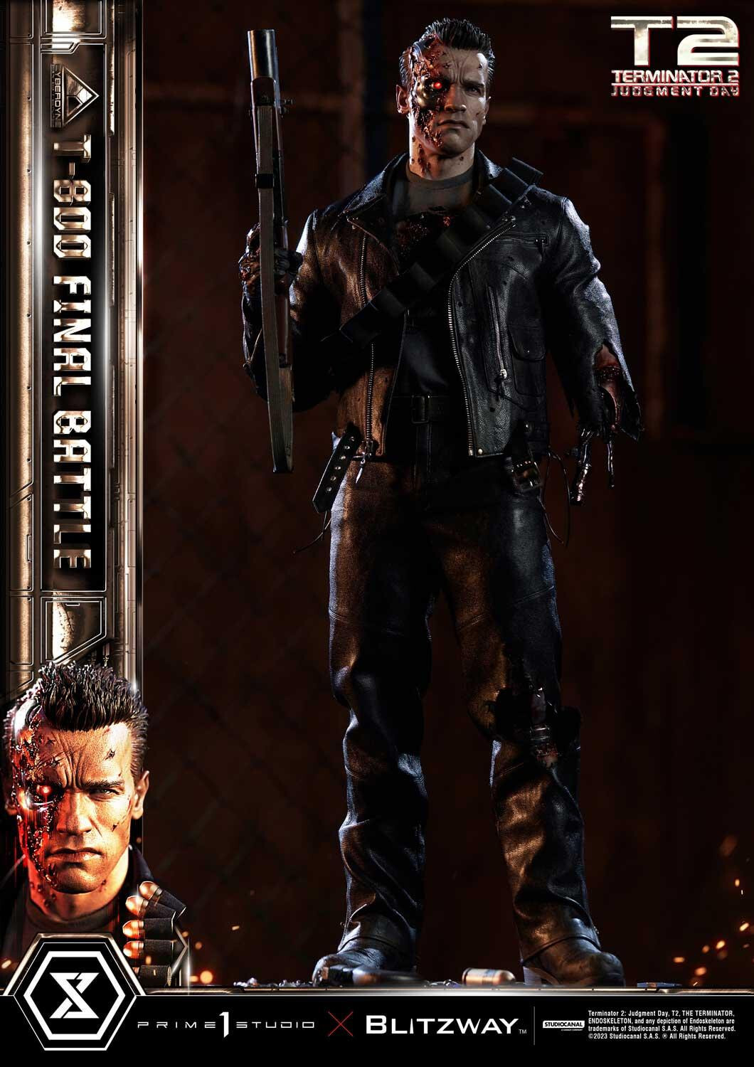Terminator 2: Judgment Day - T-800 - Museum Masterline Series (MMT2-02DX) - 1/3 - DX Version, Final Battle (Blitzway, Prime 1 Studio) photo 93