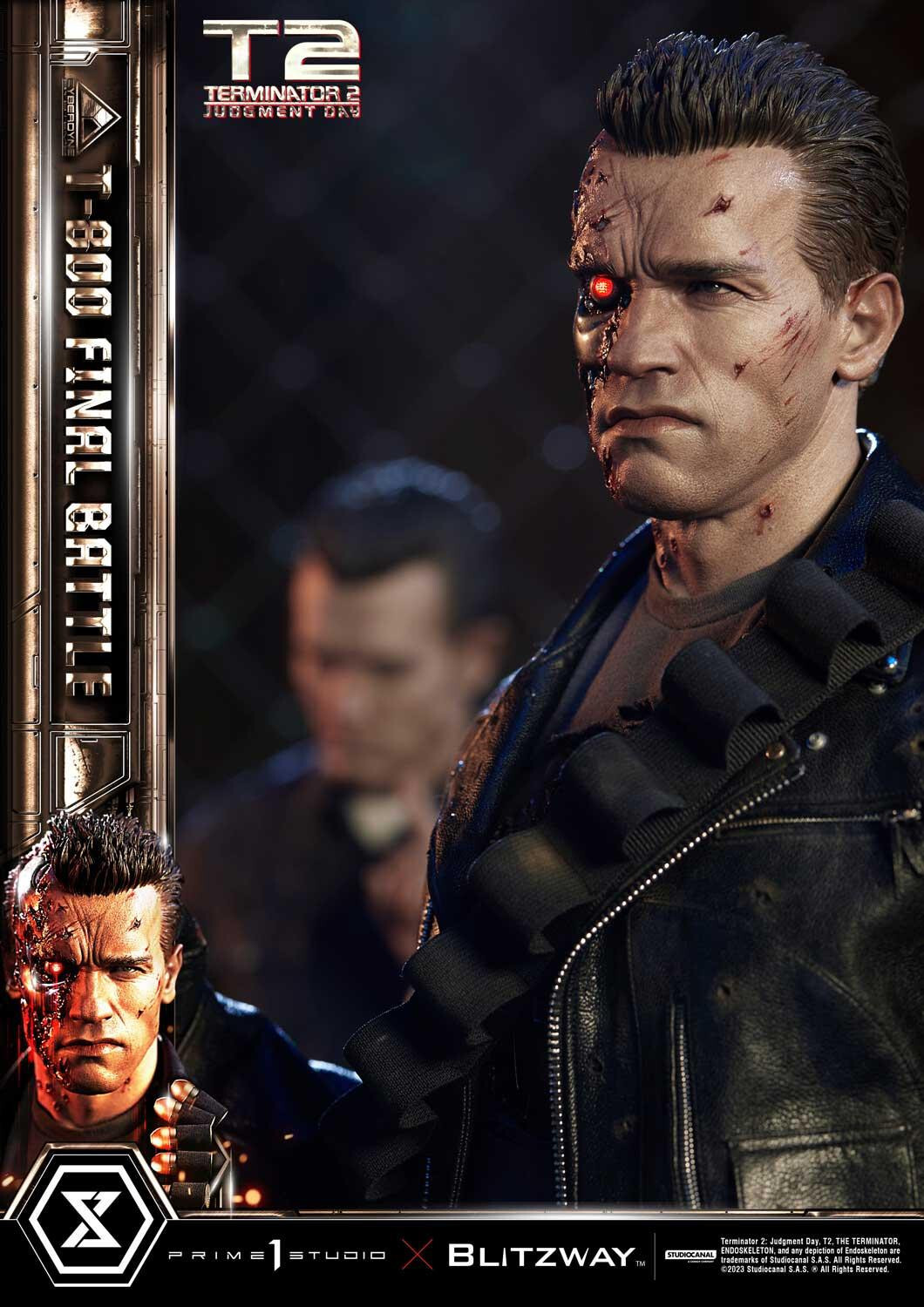 Terminator 2: Judgment Day - T-800 - Museum Masterline Series (MMT2-02DX) - 1/3 - DX Version, Final Battle (Blitzway, Prime 1 Studio) photo 95