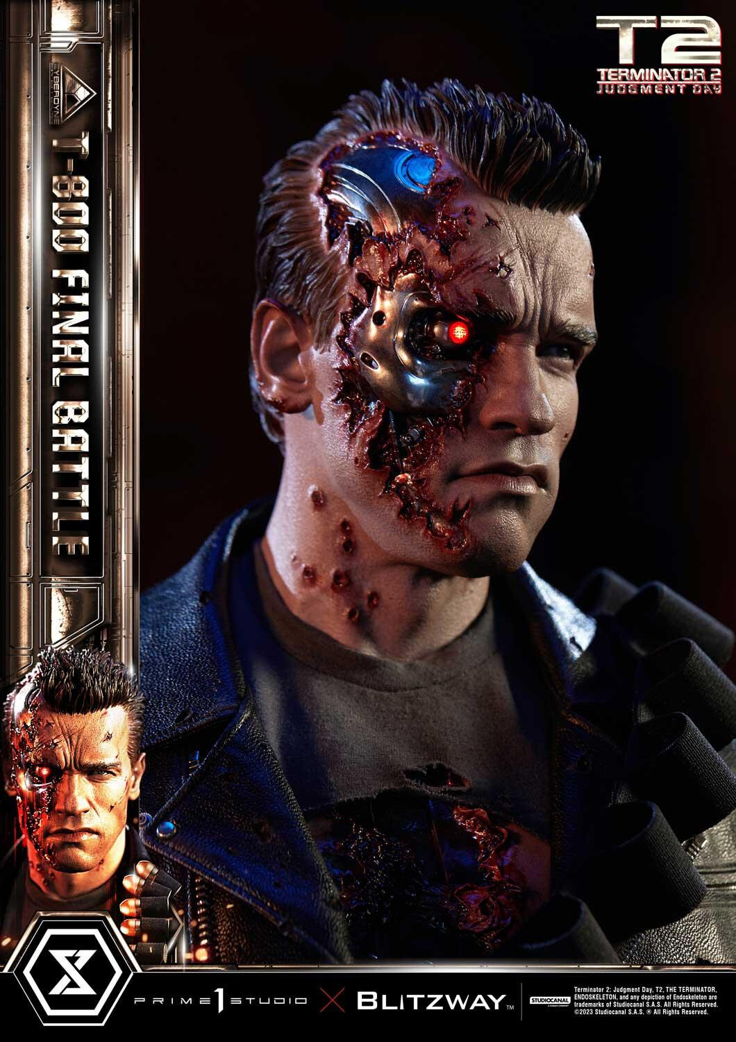 Terminator 2: Judgment Day - T-800 - Museum Masterline Series (MMT2-02DX) - 1/3 - DX Version, Final Battle (Blitzway, Prime 1 Studio) photo 97