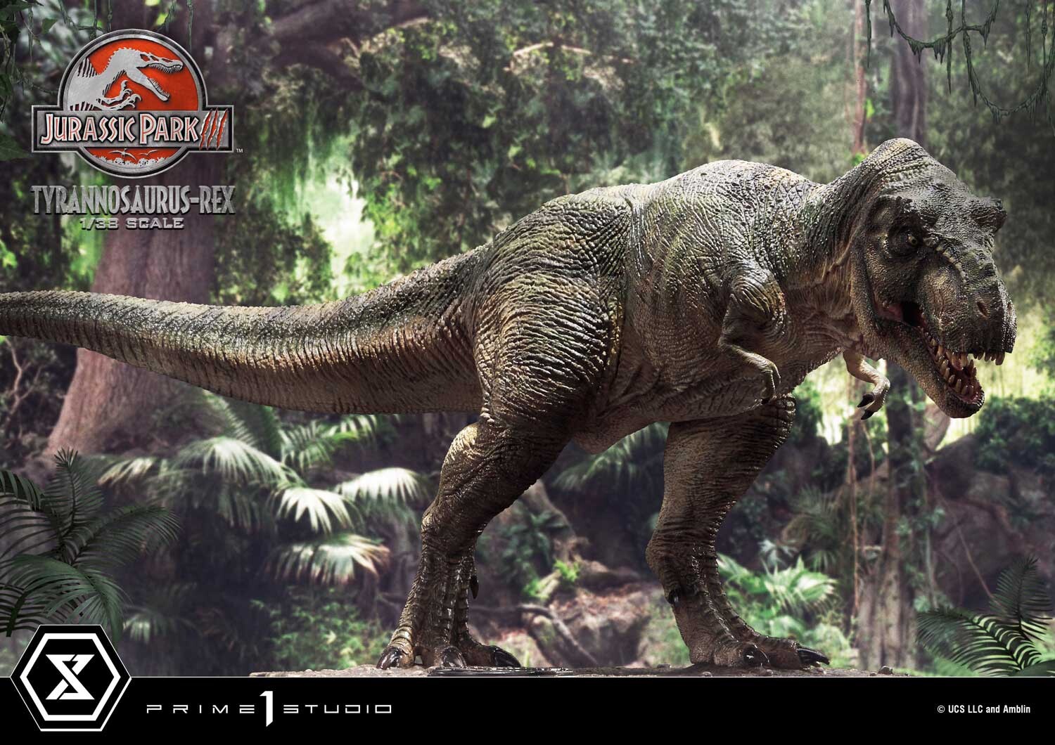 Jurassic Park III - Tyrannosaurus Rex - Prime Collectible Figures  (PCFJP-5) - 1/38 (Prime 1 Studio) photo 15