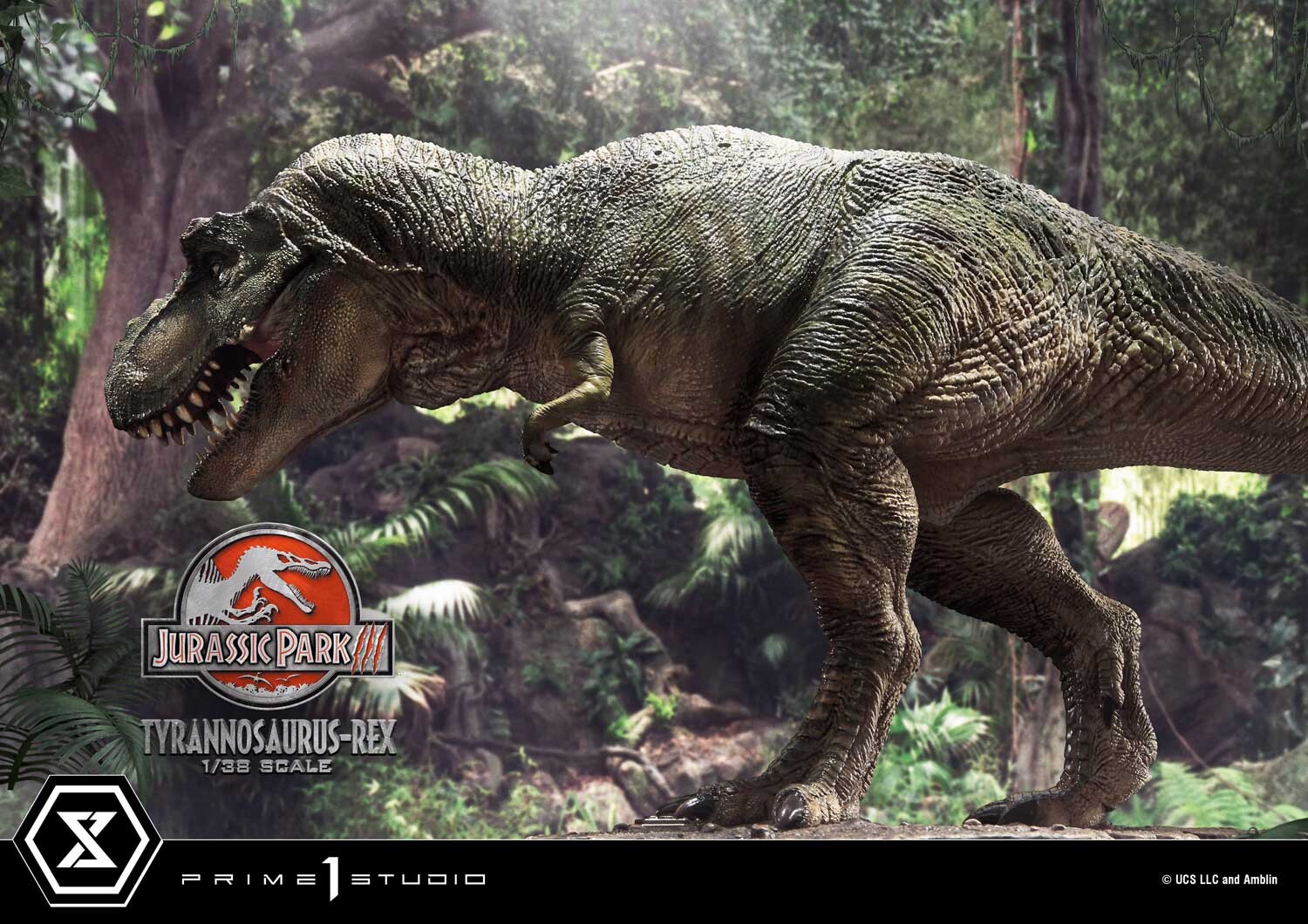 Jurassic Park III - Tyrannosaurus Rex - Prime Collectible Figures  (PCFJP-5) - 1/38 (Prime 1 Studio) photo 19