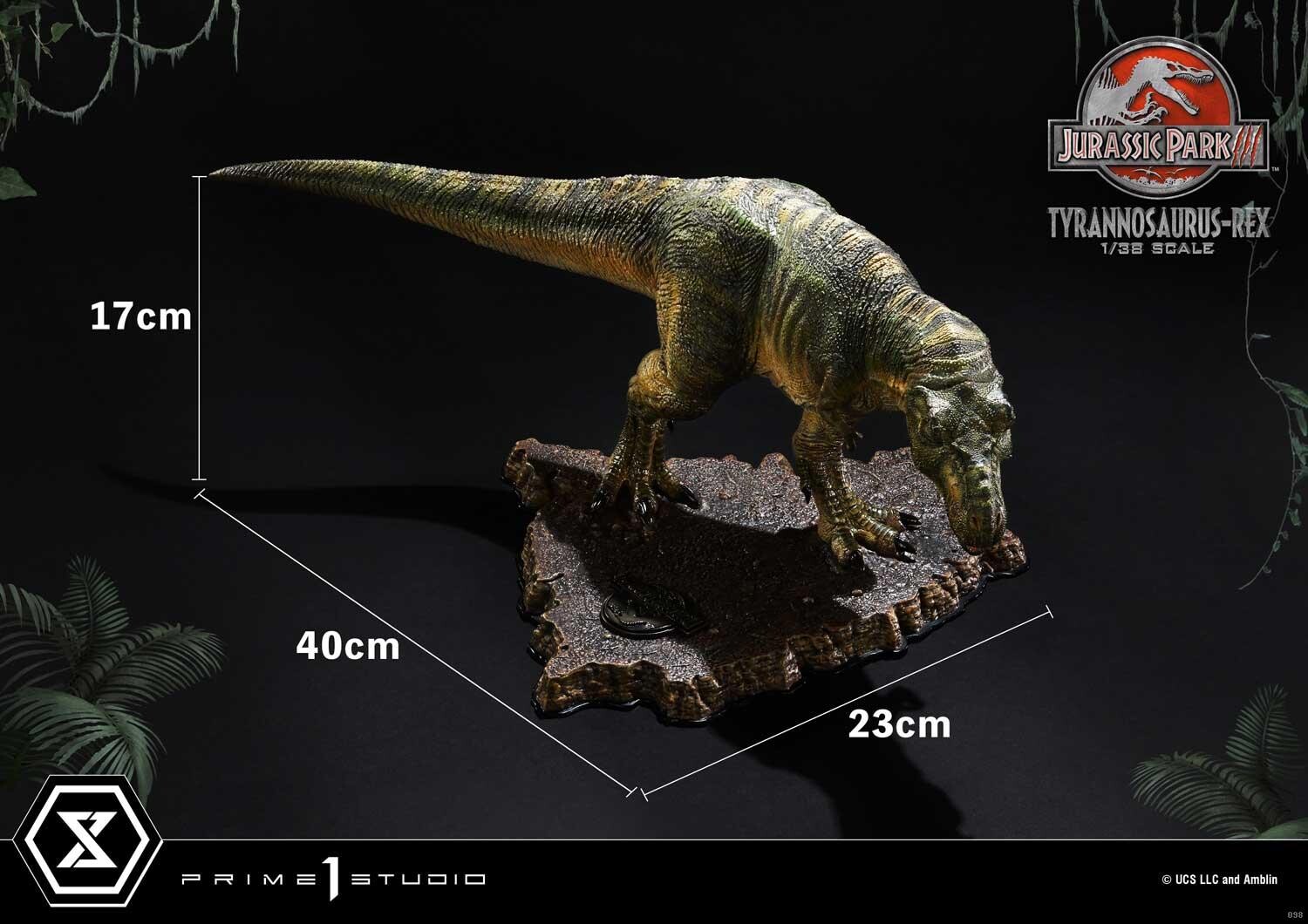 Jurassic Park III - Tyrannosaurus Rex - Prime Collectible Figures  (PCFJP-5) - 1/38 (Prime 1 Studio) photo 26