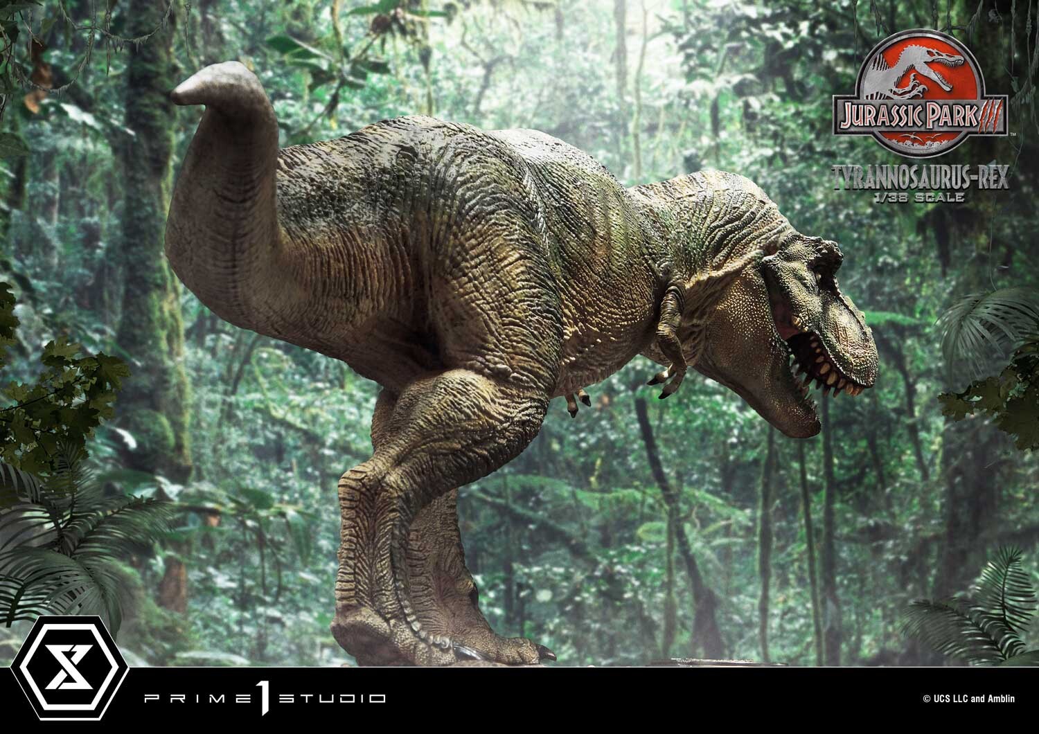 Jurassic Park III - Tyrannosaurus Rex - Prime Collectible Figures  (PCFJP-5) - 1/38 (Prime 1 Studio) photo 35