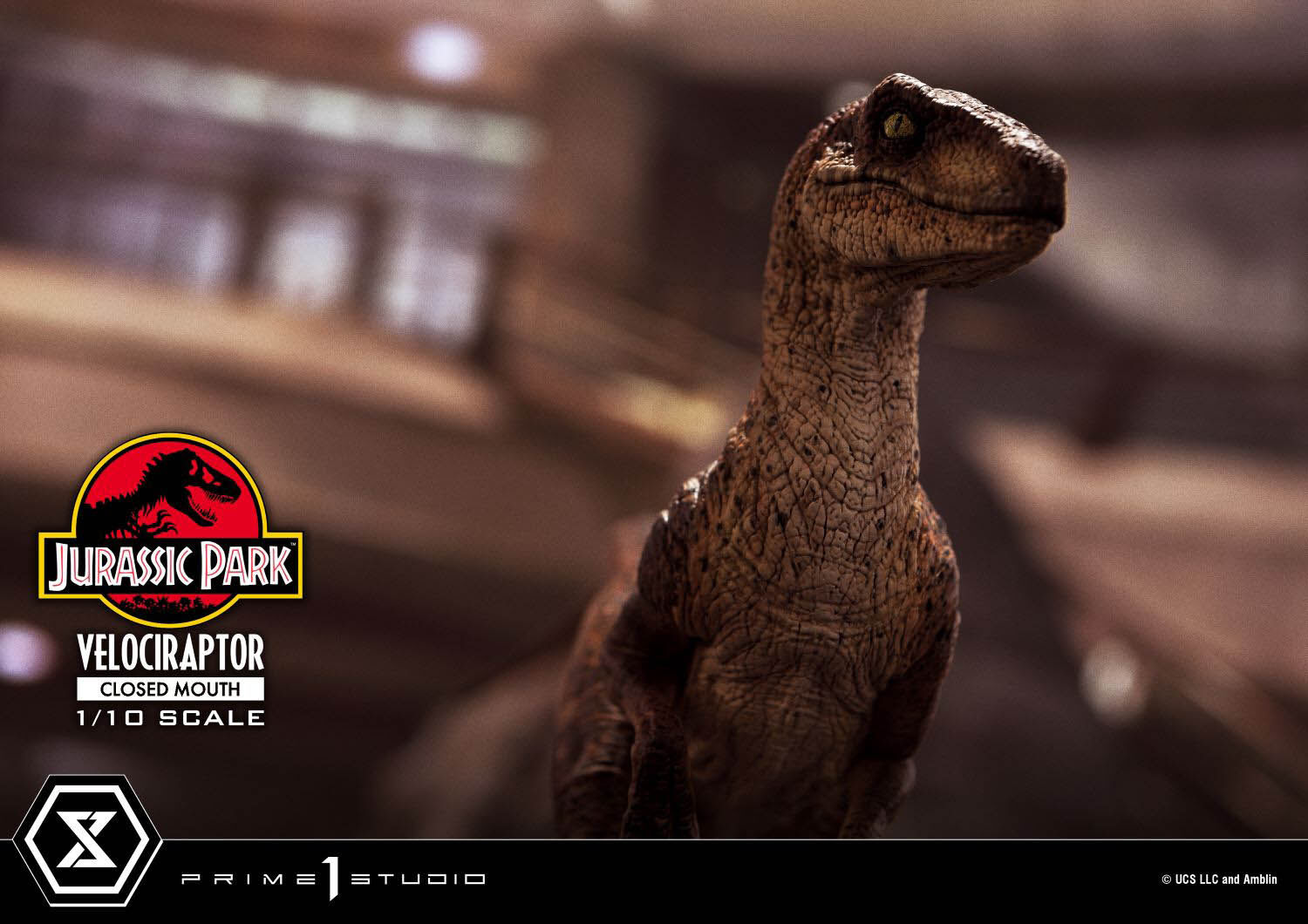 Jurassic Park - Velociraptor - Prime Collectible Figures (PCFJP-08) - 1/10 - Closed Mouth (Prime 1 Studio) photo 6