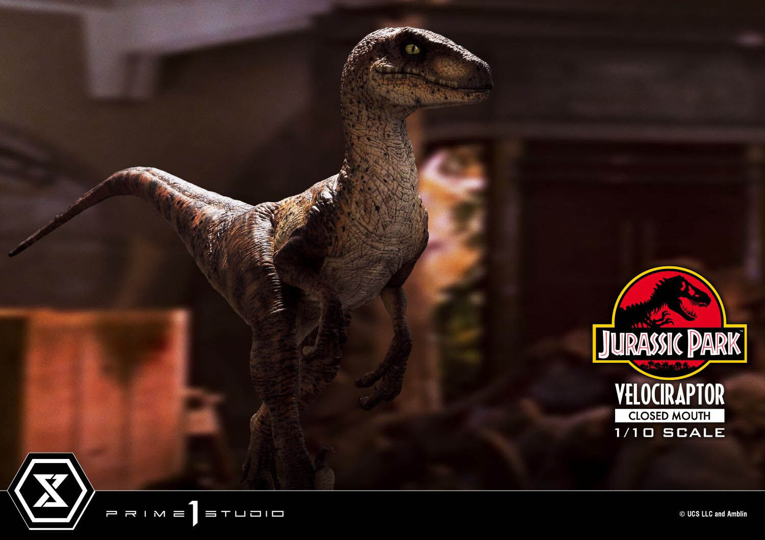 Jurassic Park - Velociraptor - Prime Collectible Figures (PCFJP-08) - 1/10 - Closed Mouth (Prime 1 Studio) photo 8