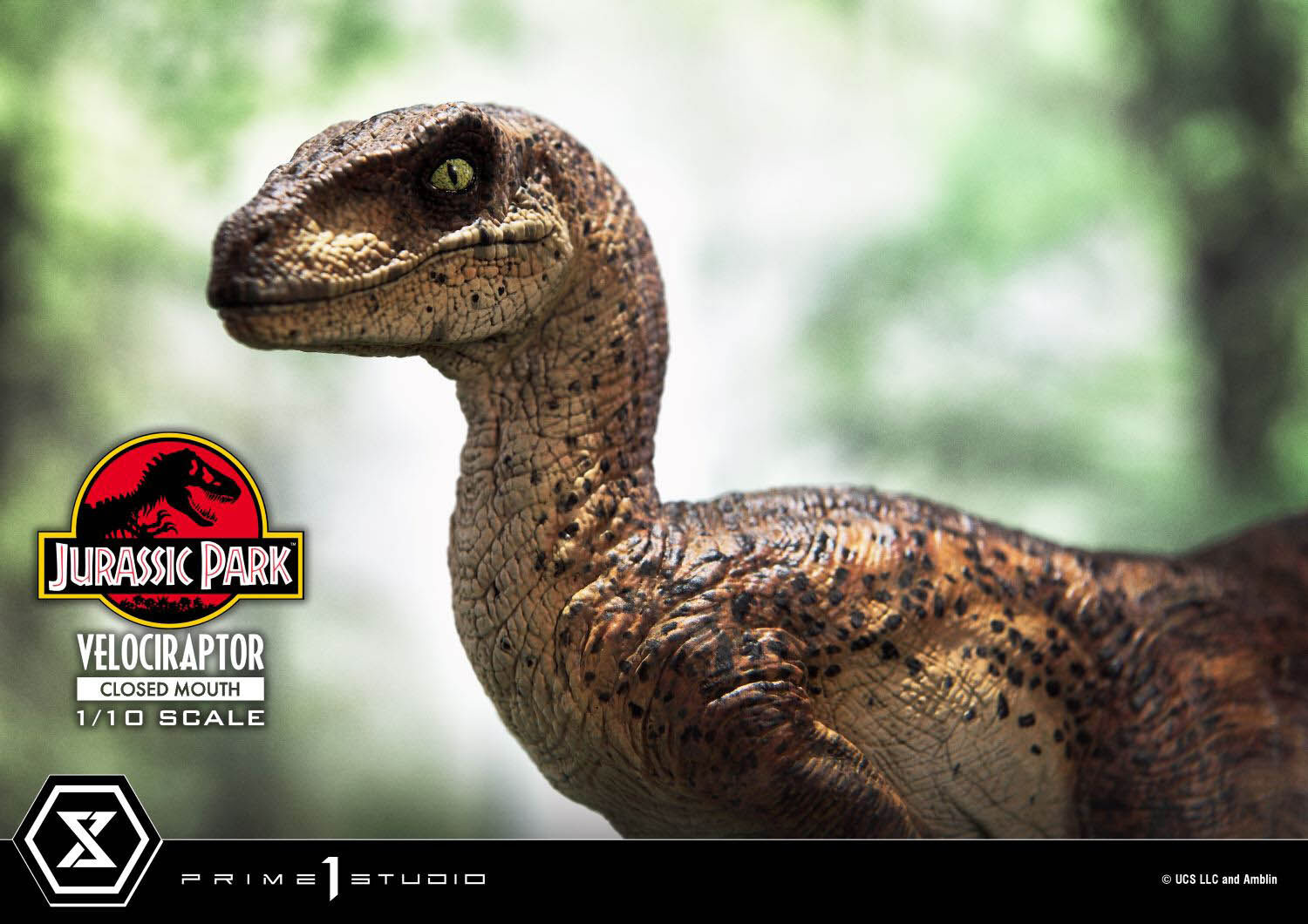 Jurassic Park - Velociraptor - Prime Collectible Figures (PCFJP-08) - 1/10 - Closed Mouth (Prime 1 Studio) photo 9