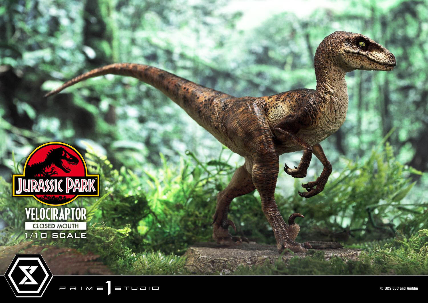 Jurassic Park - Velociraptor - Prime Collectible Figures (PCFJP-08) - 1/10 - Closed Mouth (Prime 1 Studio) photo 10