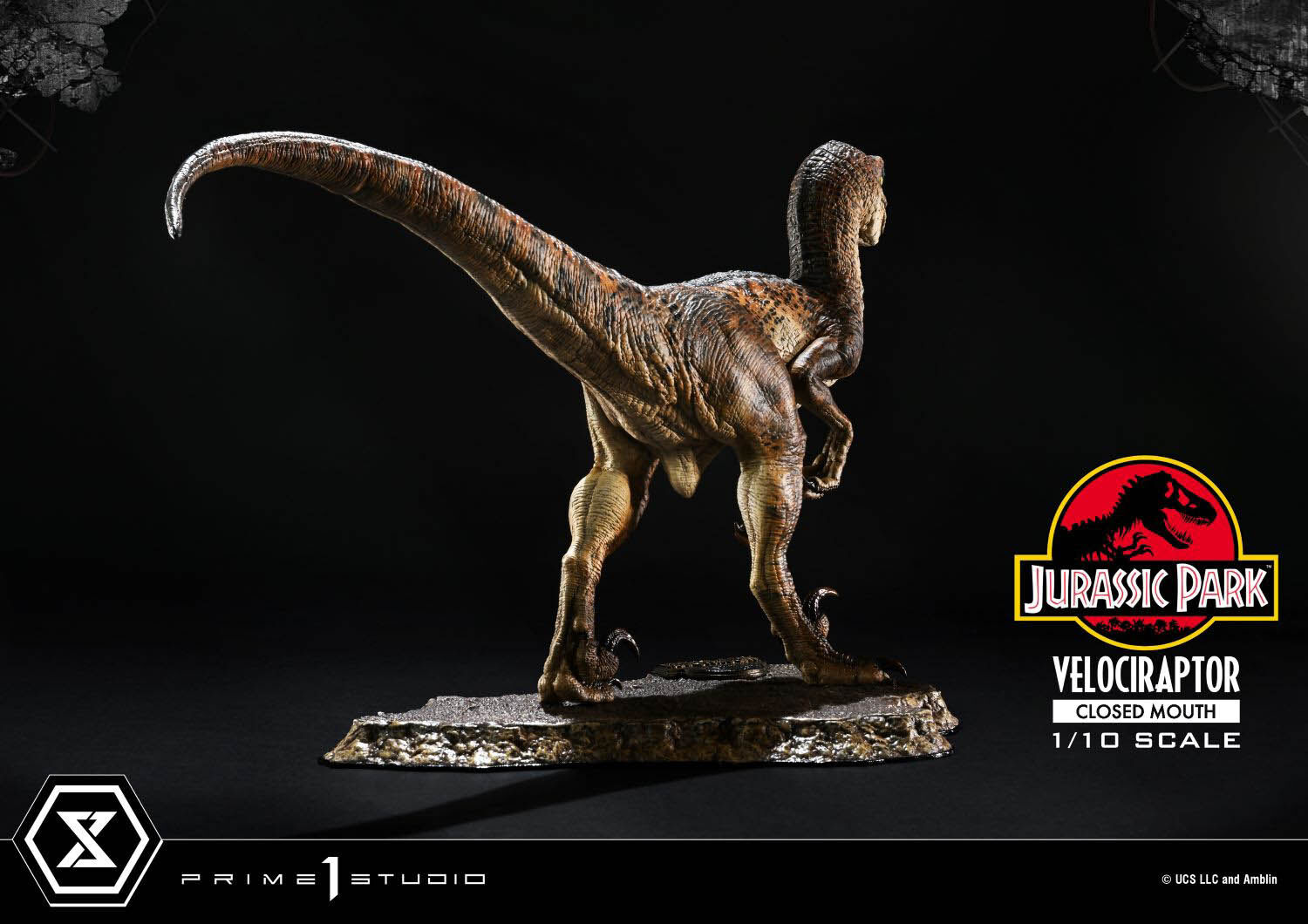 Jurassic Park - Velociraptor - Prime Collectible Figures (PCFJP-08) - 1/10 - Closed Mouth (Prime 1 Studio) photo 12