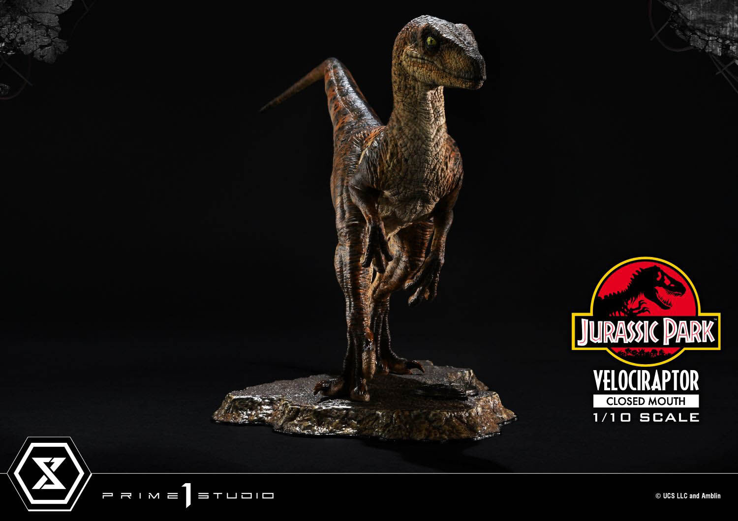Jurassic Park - Velociraptor - Prime Collectible Figures (PCFJP-08) - 1/10 - Closed Mouth (Prime 1 Studio) photo 15