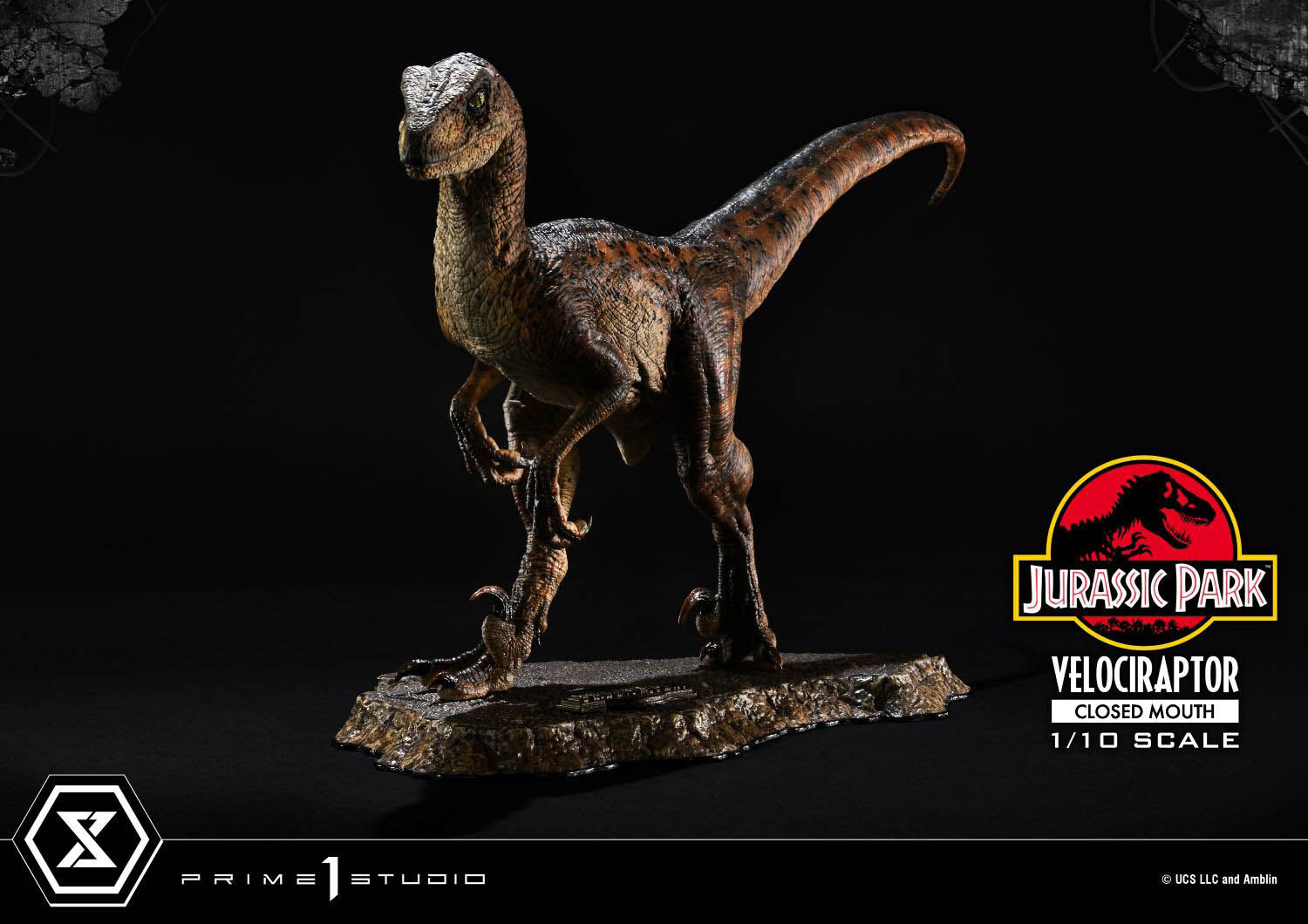 Jurassic Park - Velociraptor - Prime Collectible Figures (PCFJP-08) - 1/10 - Closed Mouth (Prime 1 Studio) photo 16