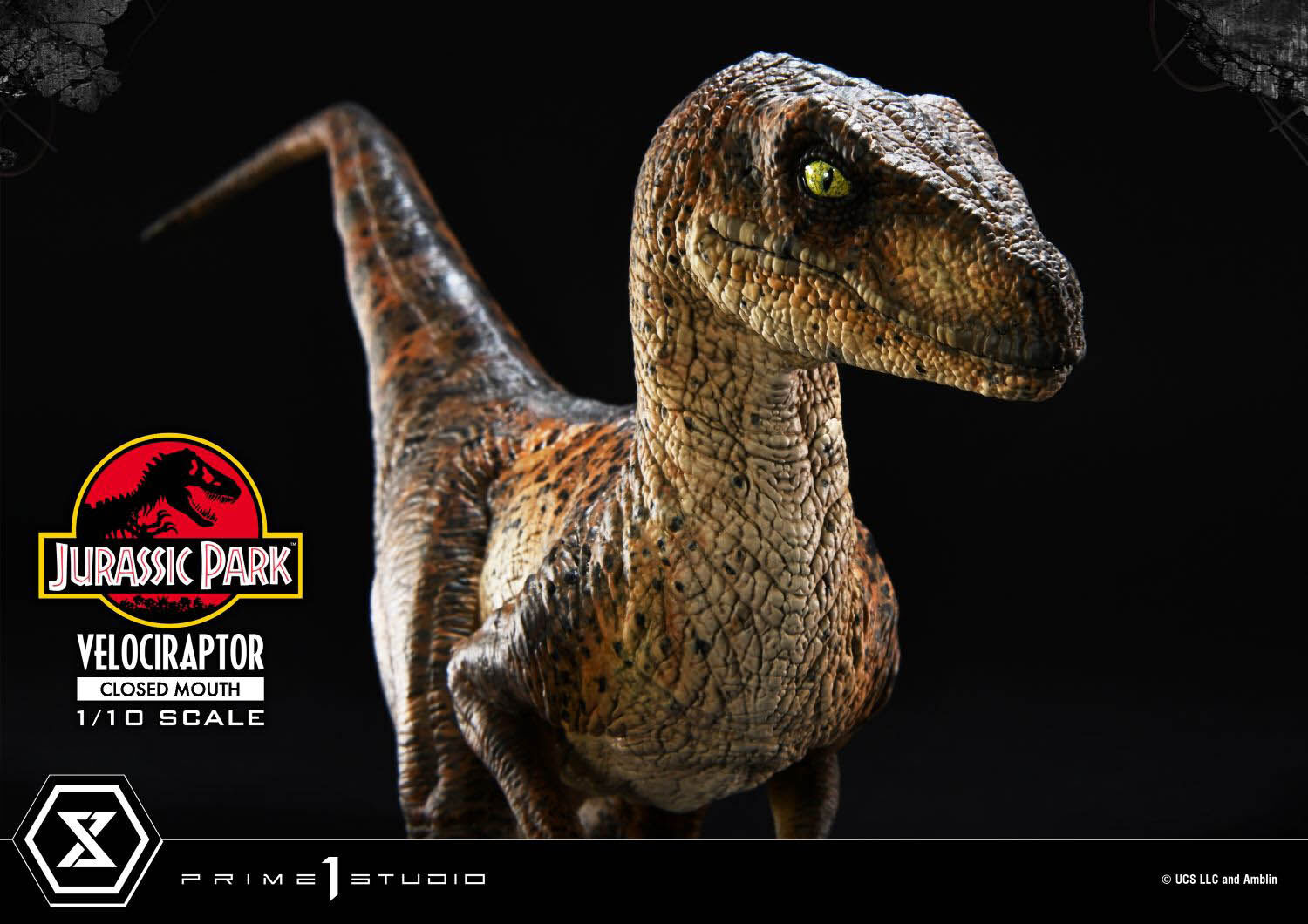 Jurassic Park - Velociraptor - Prime Collectible Figures (PCFJP-08) - 1/10 - Closed Mouth (Prime 1 Studio) photo 19