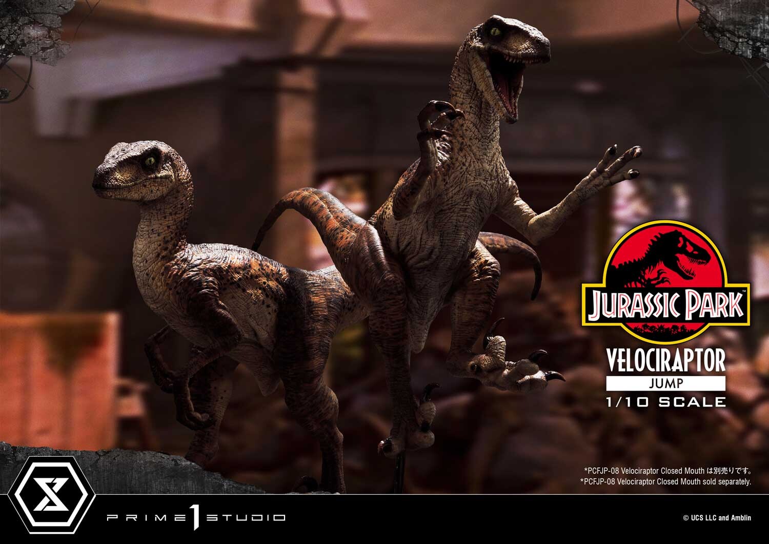 Jurassic Park - Velociraptor - Prime Collectible Figures (PCFJP-08) - 1/10 - Closed Mouth (Prime 1 Studio) photo 24