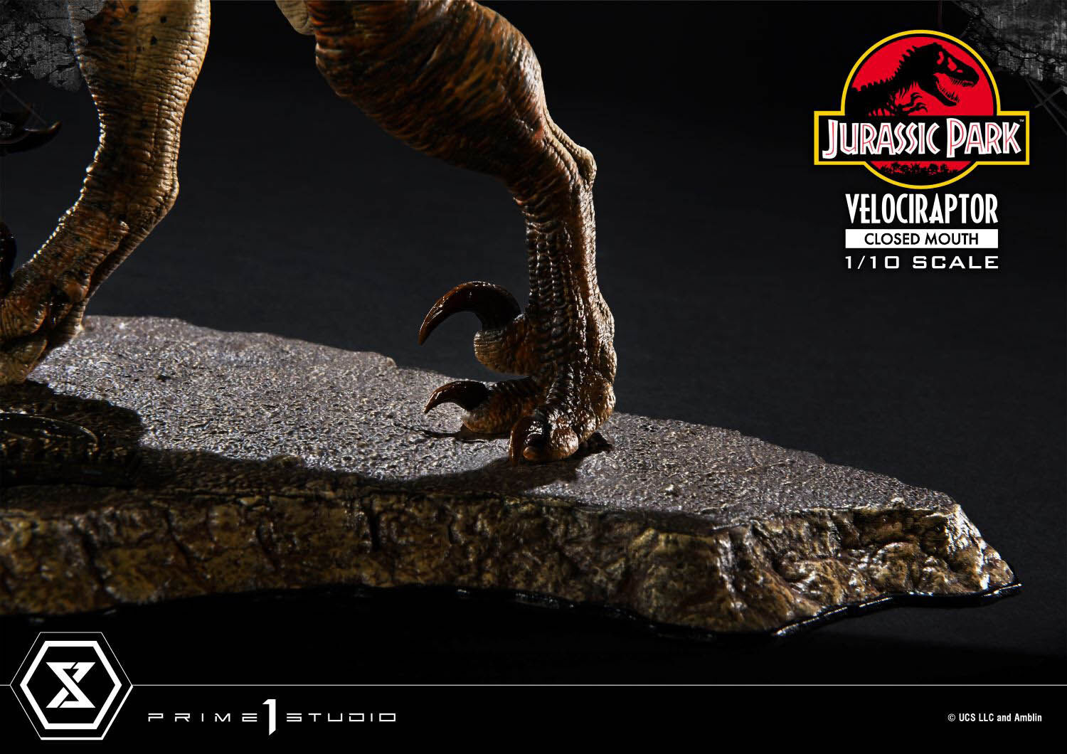 Jurassic Park - Velociraptor - Prime Collectible Figures (PCFJP-08) - 1/10 - Closed Mouth (Prime 1 Studio) photo 33