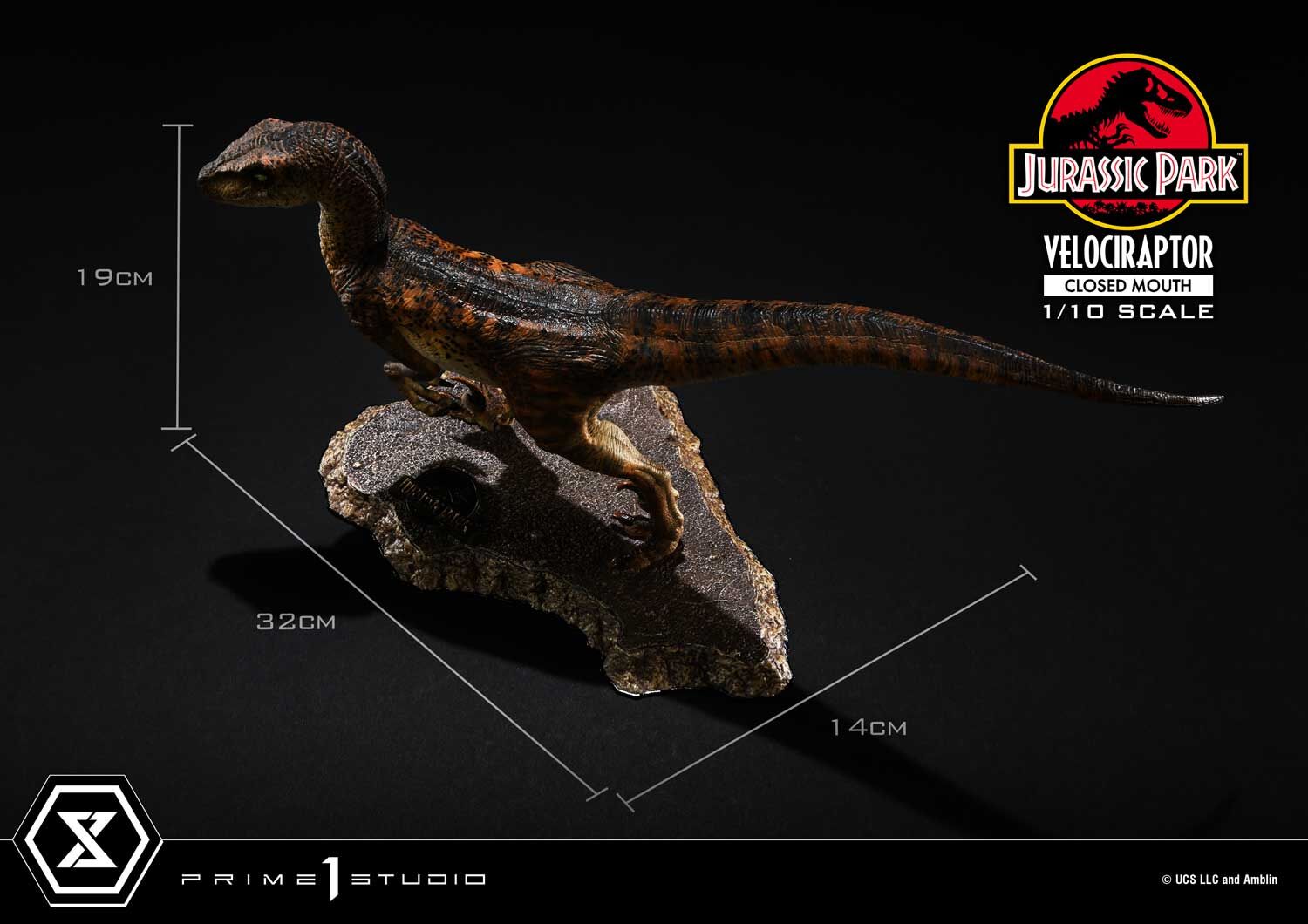 Jurassic Park - Velociraptor - Prime Collectible Figures (PCFJP-08) - 1/10 - Closed Mouth (Prime 1 Studio) photo 34