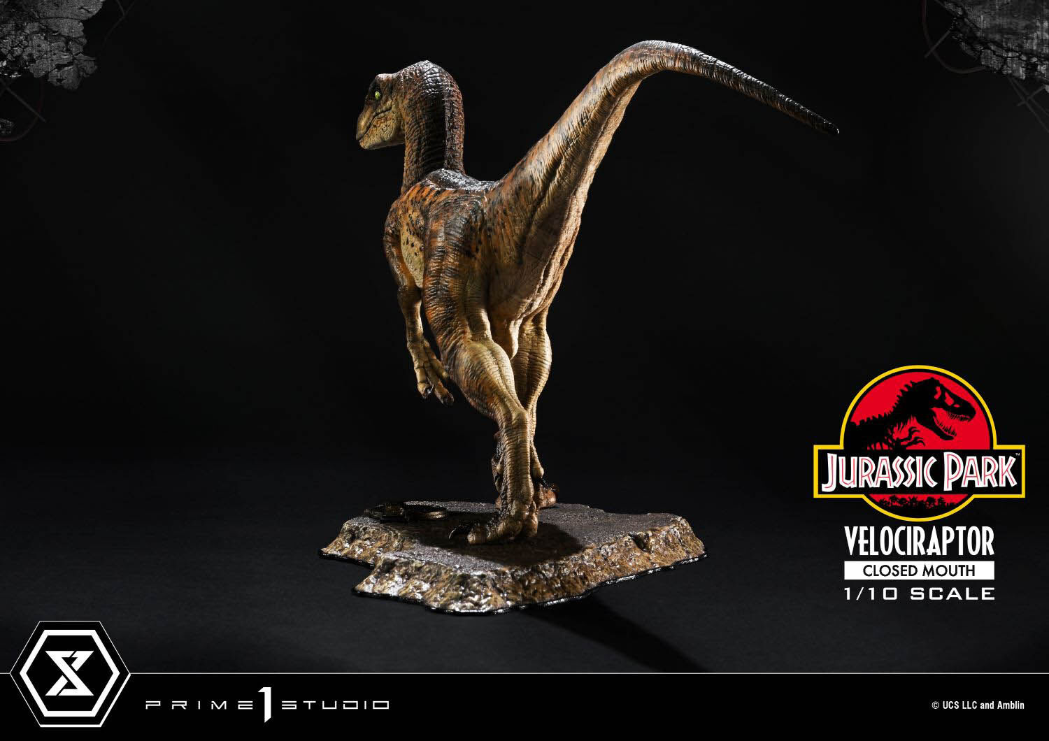Jurassic Park - Velociraptor - Prime Collectible Figures (PCFJP-08) - 1/10 - Closed Mouth (Prime 1 Studio) photo 36