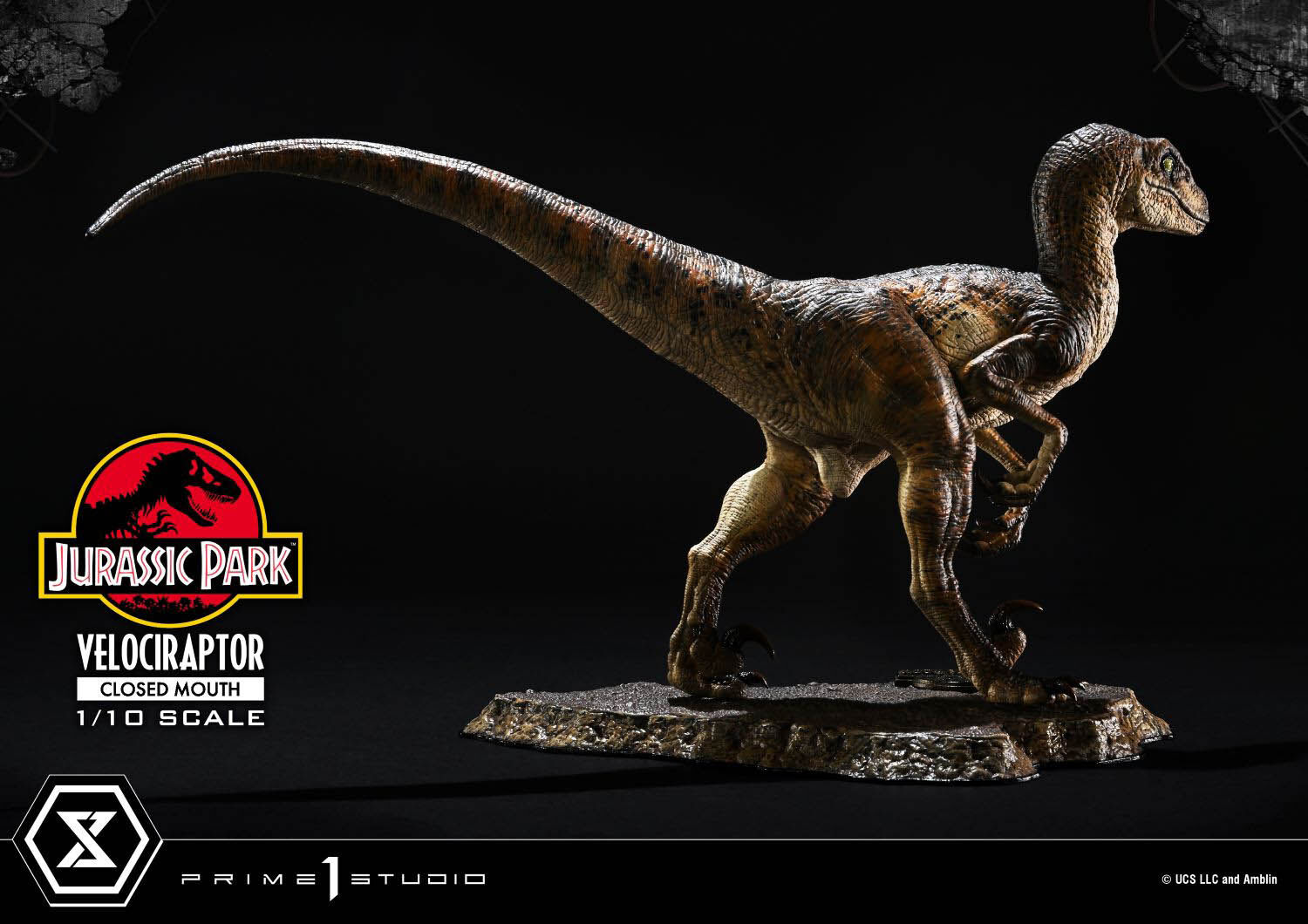 Jurassic Park - Velociraptor - Prime Collectible Figures (PCFJP-08) - 1/10 - Closed Mouth (Prime 1 Studio) photo 37