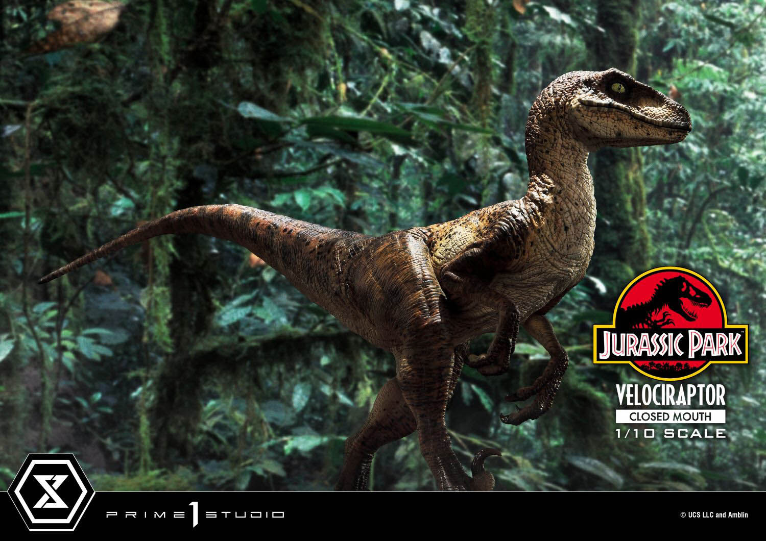 Jurassic Park - Velociraptor - Prime Collectible Figures (PCFJP-08) - 1/10 - Closed Mouth (Prime 1 Studio) photo 38