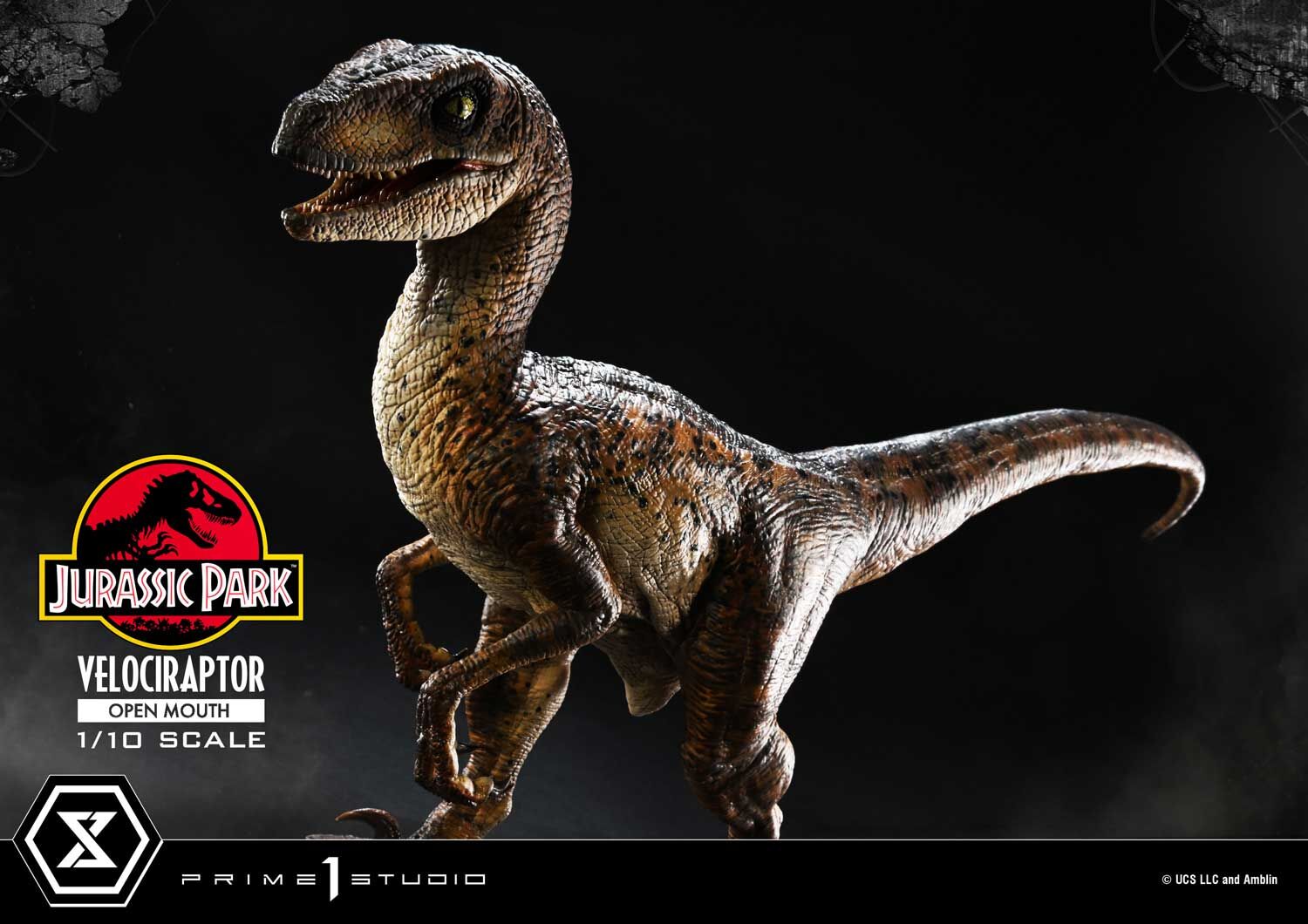 Jurassic Park - Velociraptor - Prime Collectible Figures  (PCFJP-07) - 1/10 - Open Mouth (Prime 1 Studio) photo 4