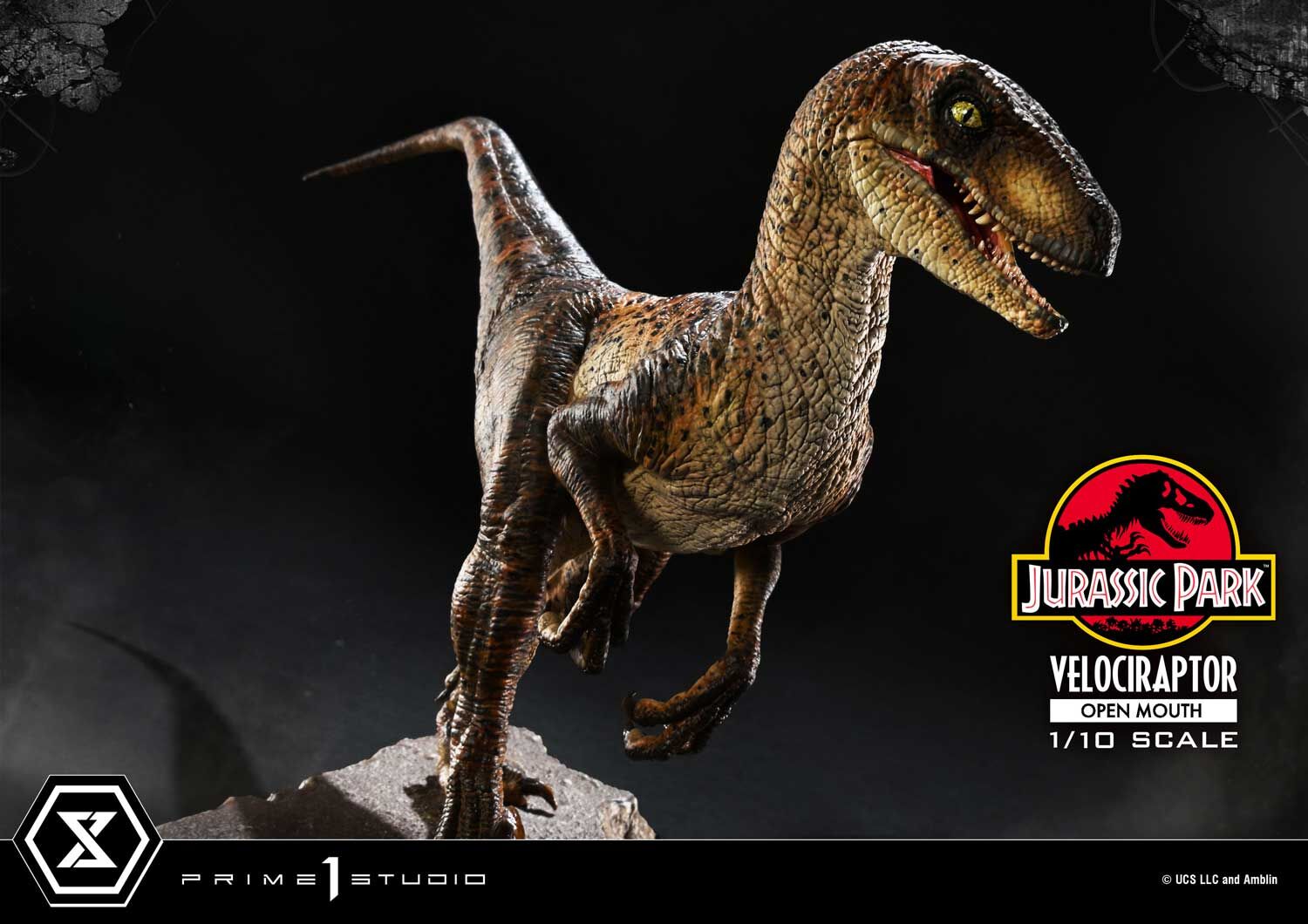 Jurassic Park - Velociraptor - Prime Collectible Figures  (PCFJP-07) - 1/10 - Open Mouth (Prime 1 Studio) photo 5