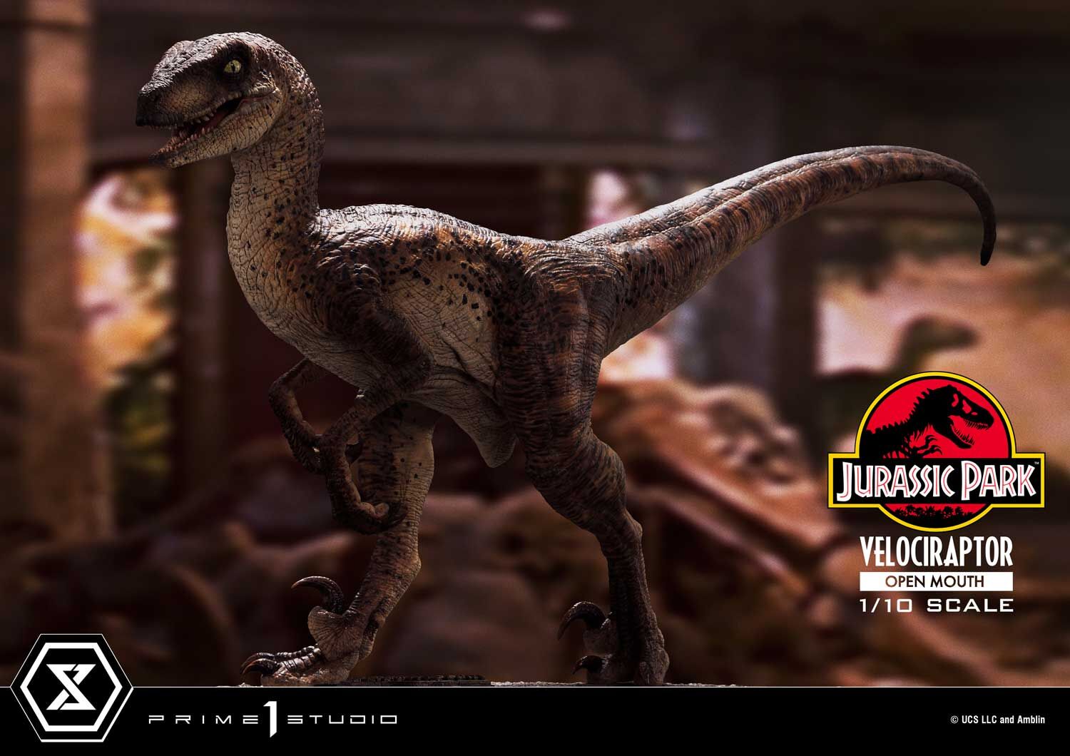 Jurassic Park - Velociraptor - Prime Collectible Figures  (PCFJP-07) - 1/10 - Open Mouth (Prime 1 Studio) photo 14
