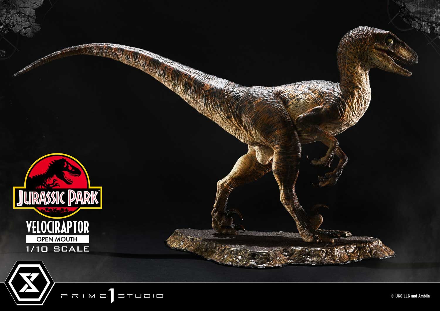 Jurassic Park - Velociraptor - Prime Collectible Figures  (PCFJP-07) - 1/10 - Open Mouth (Prime 1 Studio) photo 17