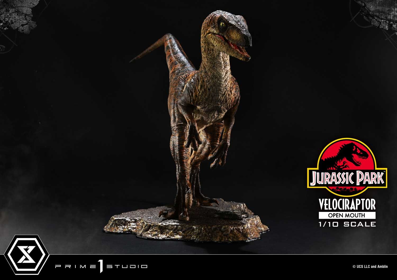 Jurassic Park - Velociraptor - Prime Collectible Figures  (PCFJP-07) - 1/10 - Open Mouth (Prime 1 Studio) photo 18