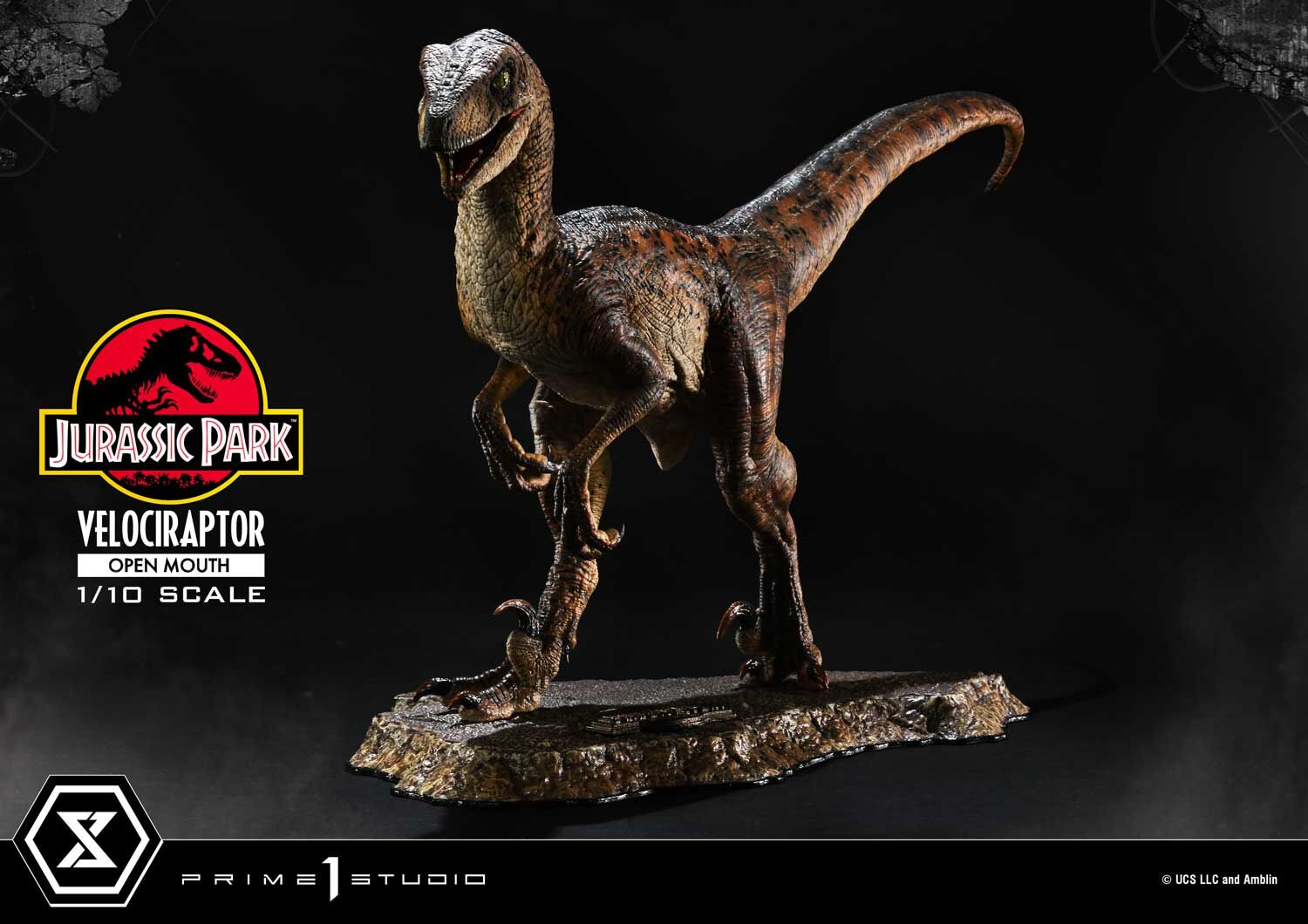 Jurassic Park - Velociraptor - Prime Collectible Figures  (PCFJP-07) - 1/10 - Open Mouth (Prime 1 Studio) photo 19