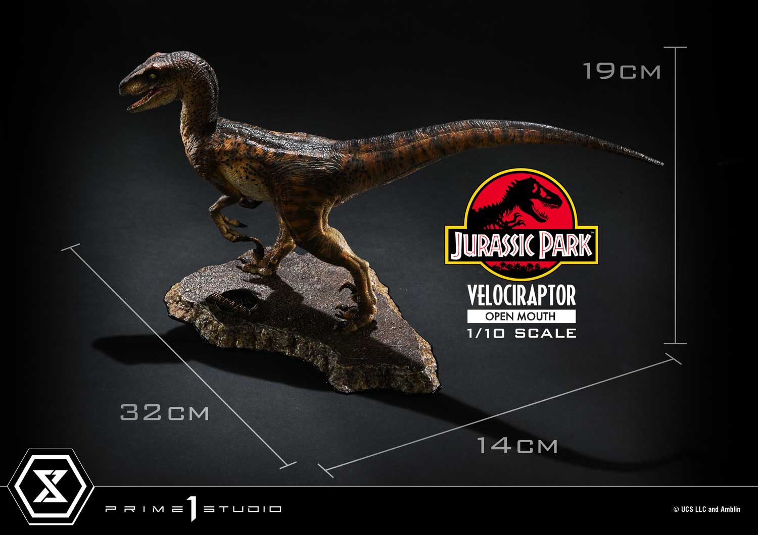 Jurassic Park - Velociraptor - Prime Collectible Figures  (PCFJP-07) - 1/10 - Open Mouth (Prime 1 Studio) photo 20