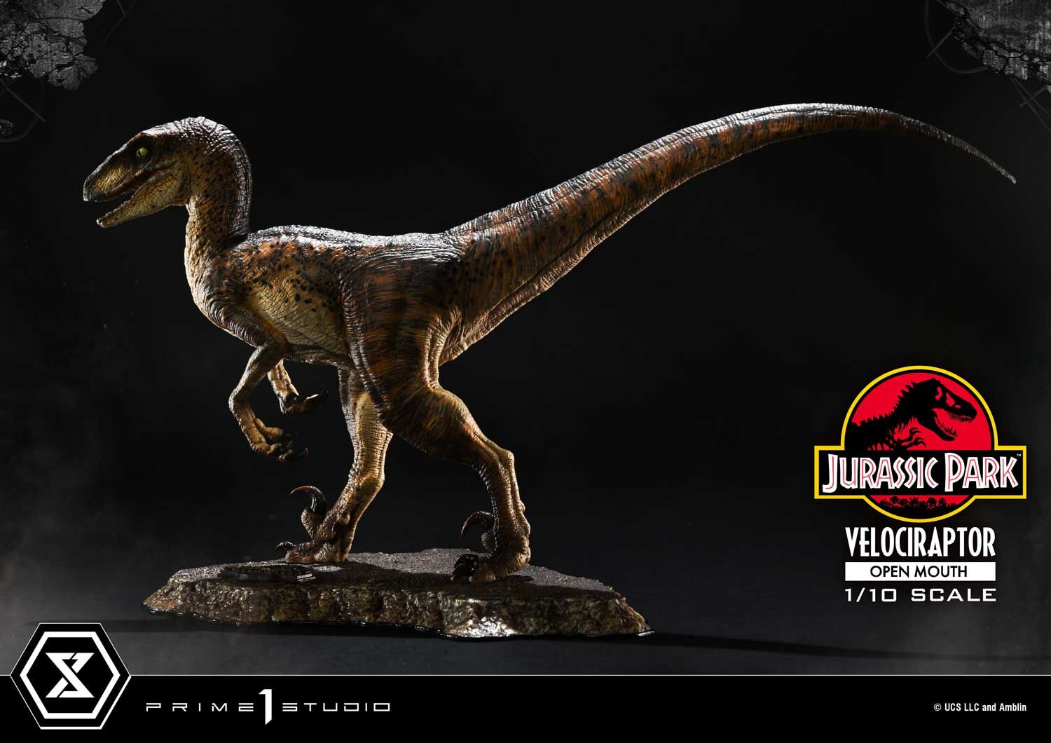 Jurassic Park - Velociraptor - Prime Collectible Figures  (PCFJP-07) - 1/10 - Open Mouth (Prime 1 Studio) photo 21