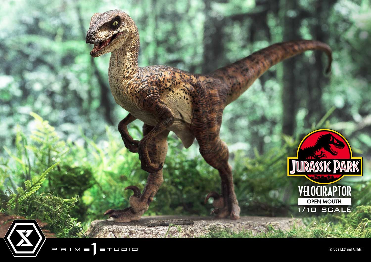 Jurassic Park - Velociraptor - Prime Collectible Figures  (PCFJP-07) - 1/10 - Open Mouth (Prime 1 Studio) photo 23