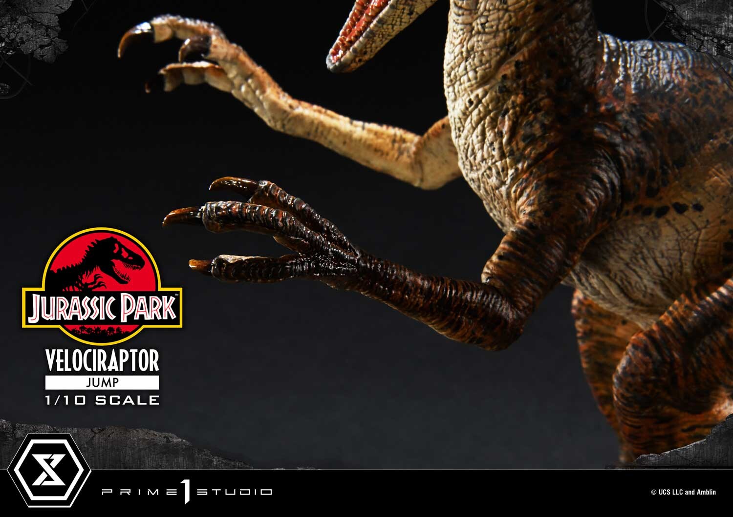 Jurassic Park - Velociraptor - Prime Collectible Figures  (PCFJP-06) - 1/10 - Jump (Prime 1 Studio) photo 5