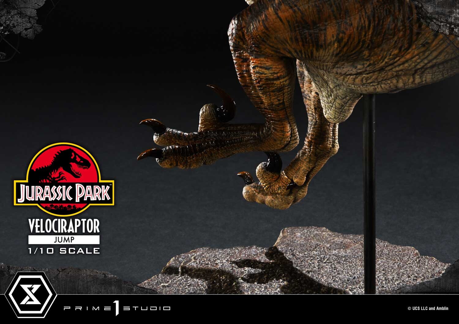 Jurassic Park - Velociraptor - Prime Collectible Figures  (PCFJP-06) - 1/10 - Jump (Prime 1 Studio) photo 6