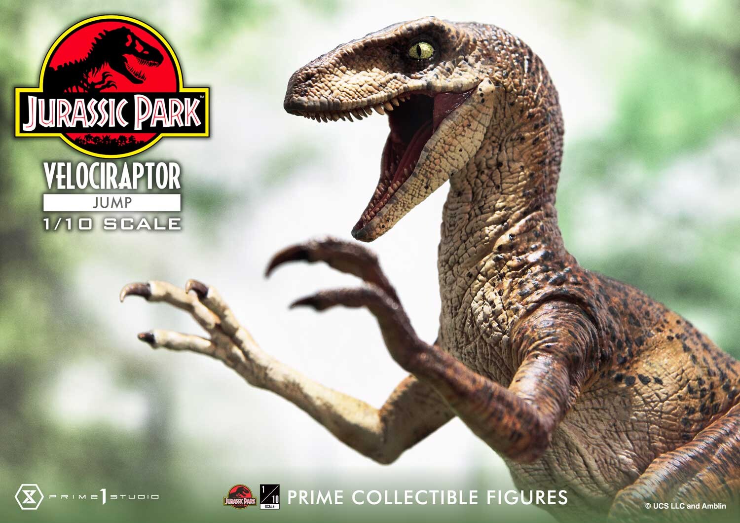 Jurassic Park - Velociraptor - Prime Collectible Figures  (PCFJP-06) - 1/10 - Jump (Prime 1 Studio) photo 12