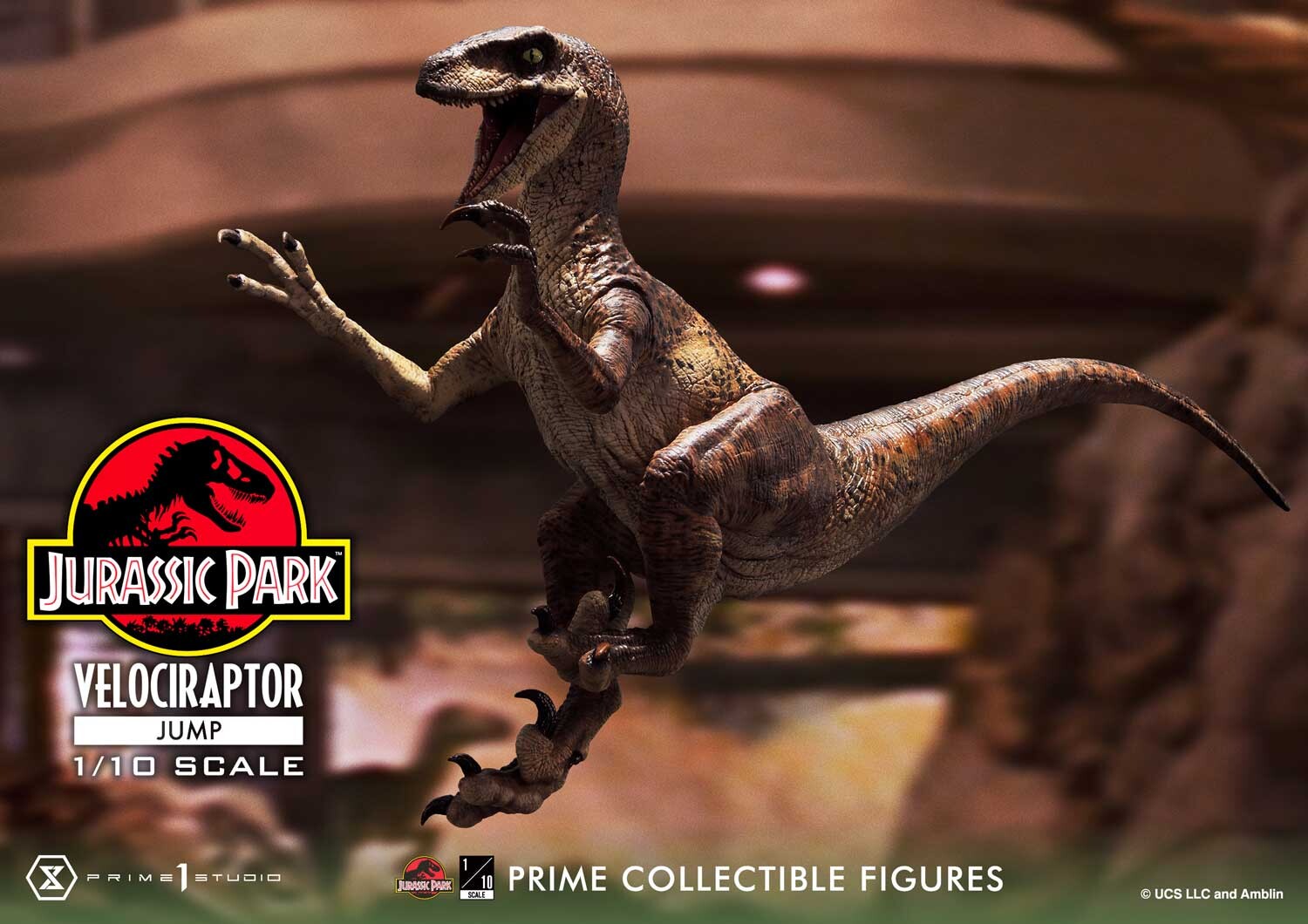 Jurassic Park - Velociraptor - Prime Collectible Figures  (PCFJP-06) - 1/10 - Jump (Prime 1 Studio) photo 13