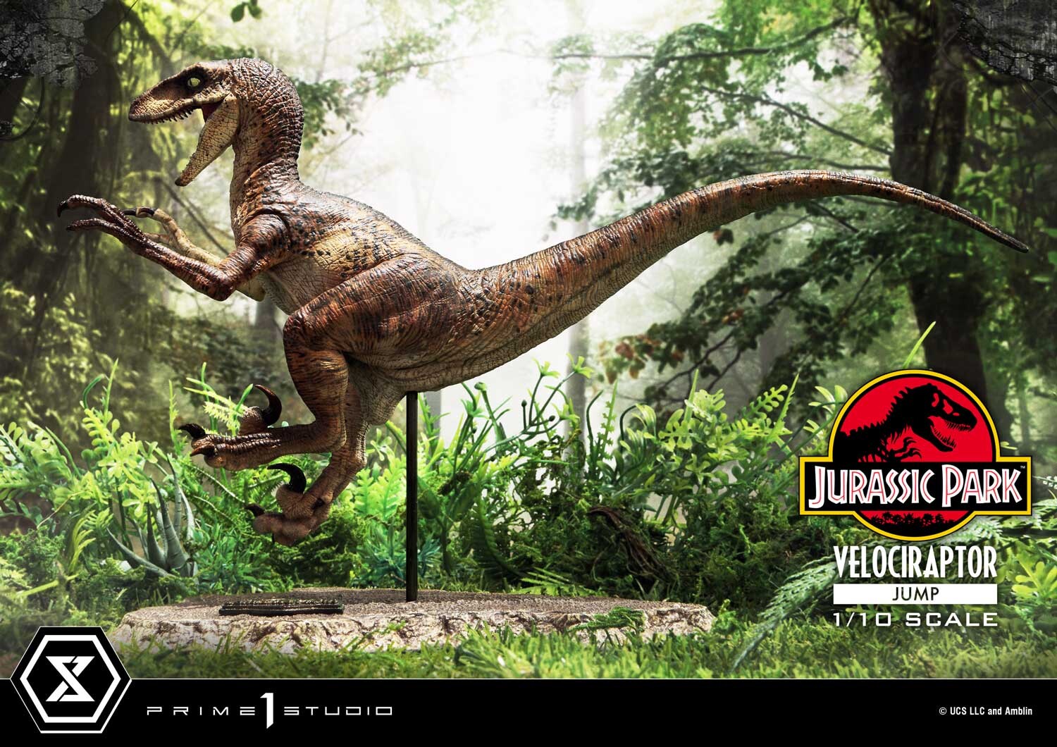 Jurassic Park - Velociraptor - Prime Collectible Figures  (PCFJP-06) - 1/10 - Jump (Prime 1 Studio) photo 15