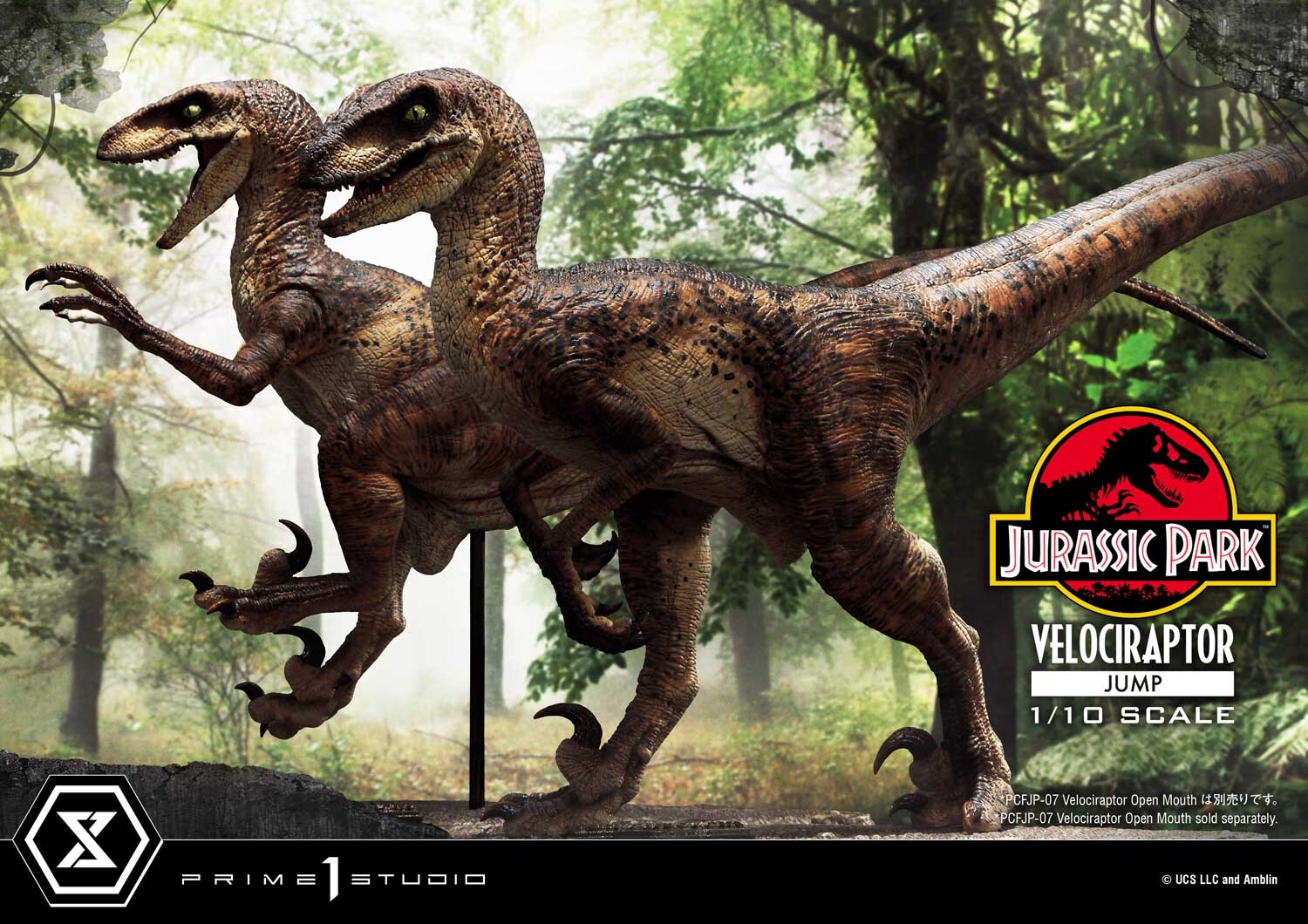 Jurassic Park - Velociraptor - Prime Collectible Figures  (PCFJP-06) - 1/10 - Jump (Prime 1 Studio) photo 20