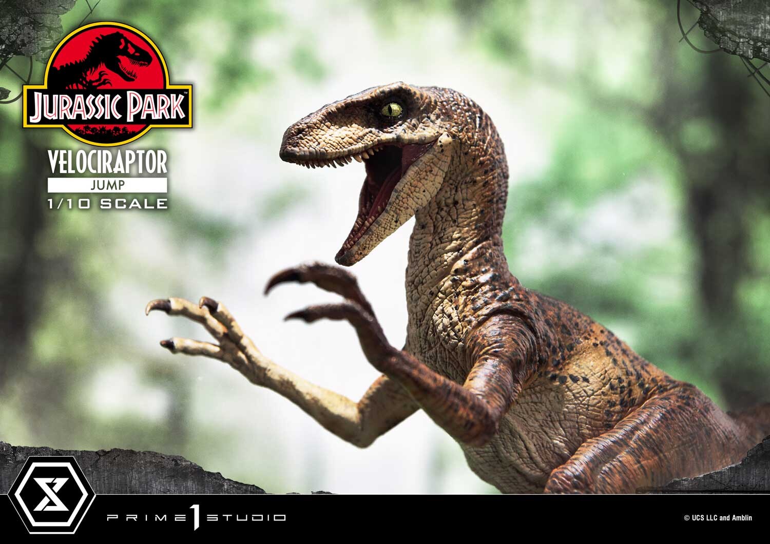 Jurassic Park - Velociraptor - Prime Collectible Figures  (PCFJP-06) - 1/10 - Jump (Prime 1 Studio) photo 27