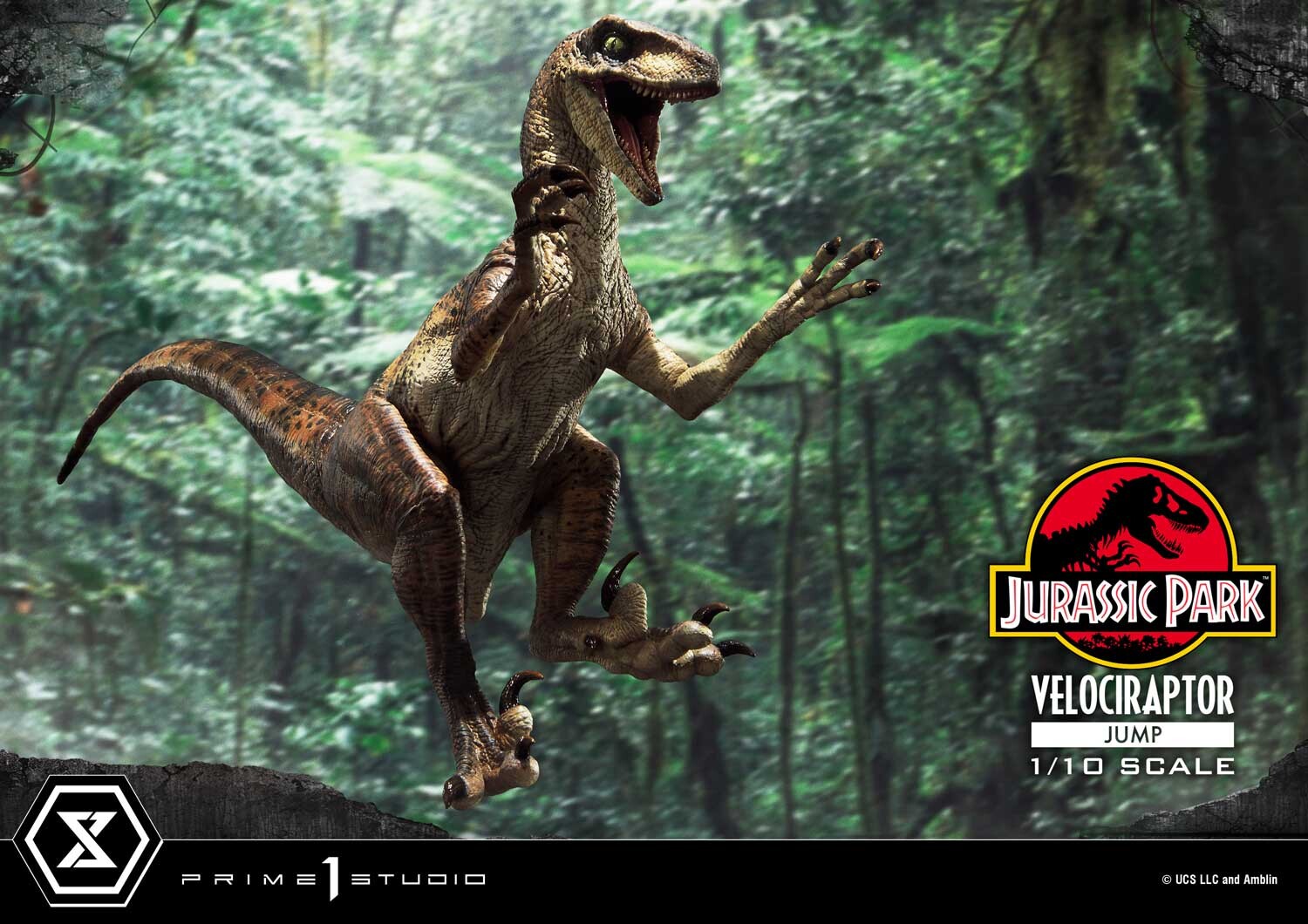 Jurassic Park - Velociraptor - Prime Collectible Figures  (PCFJP-06) - 1/10 - Jump (Prime 1 Studio) photo 32